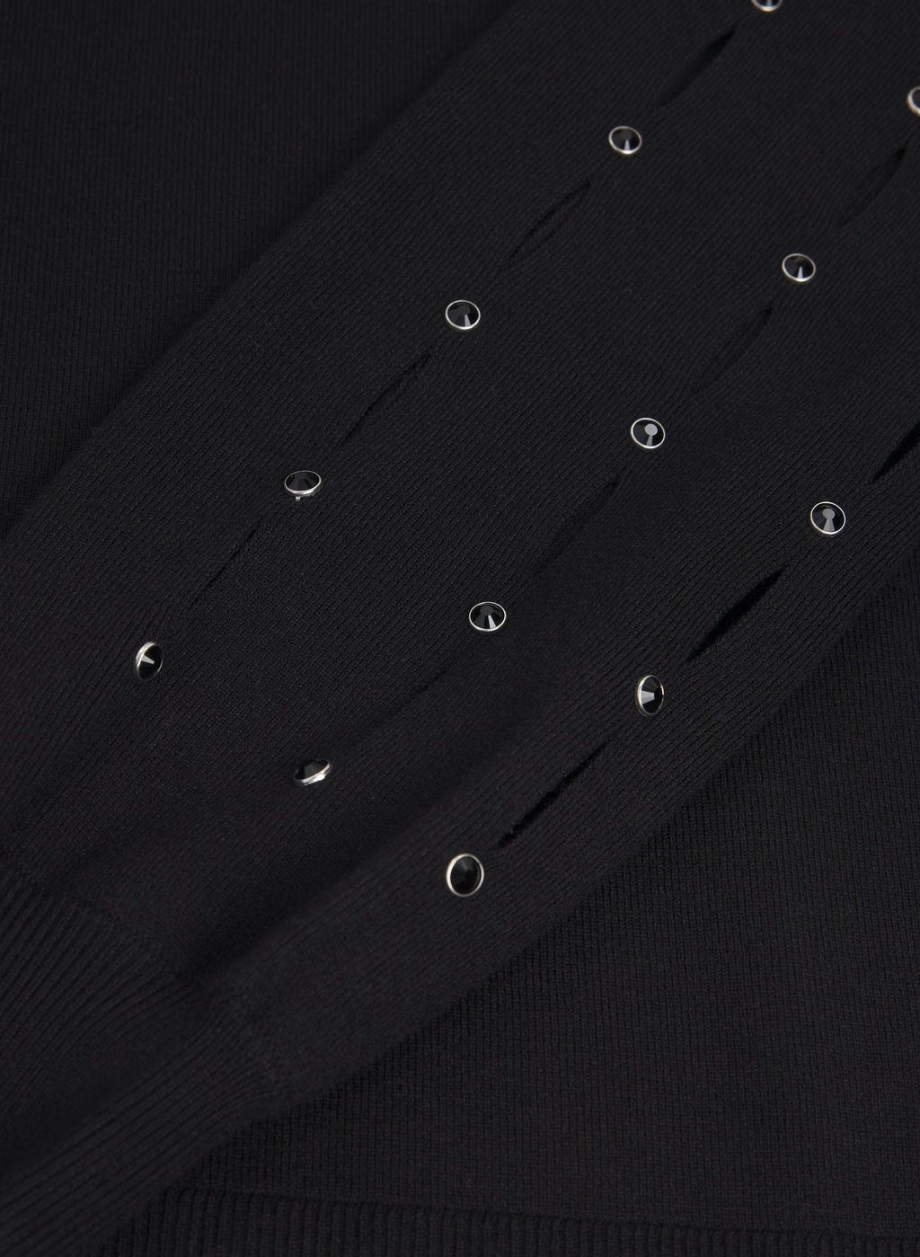 Cut-Out Sleeve Sweater