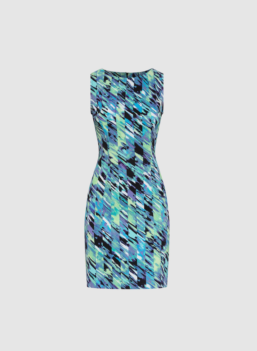Abstract Print Dress