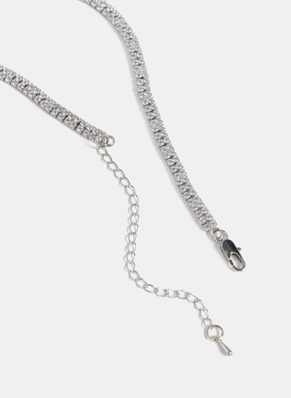 Cubic Zirconia Inset Necklace