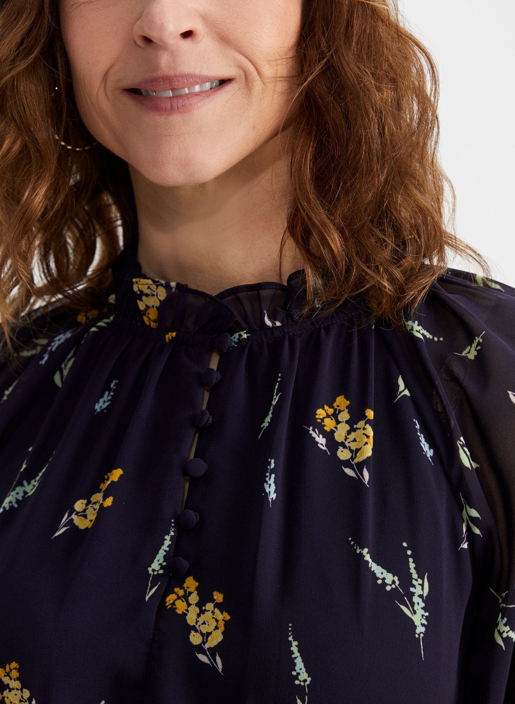 3/4 Sleeve Floral Dress