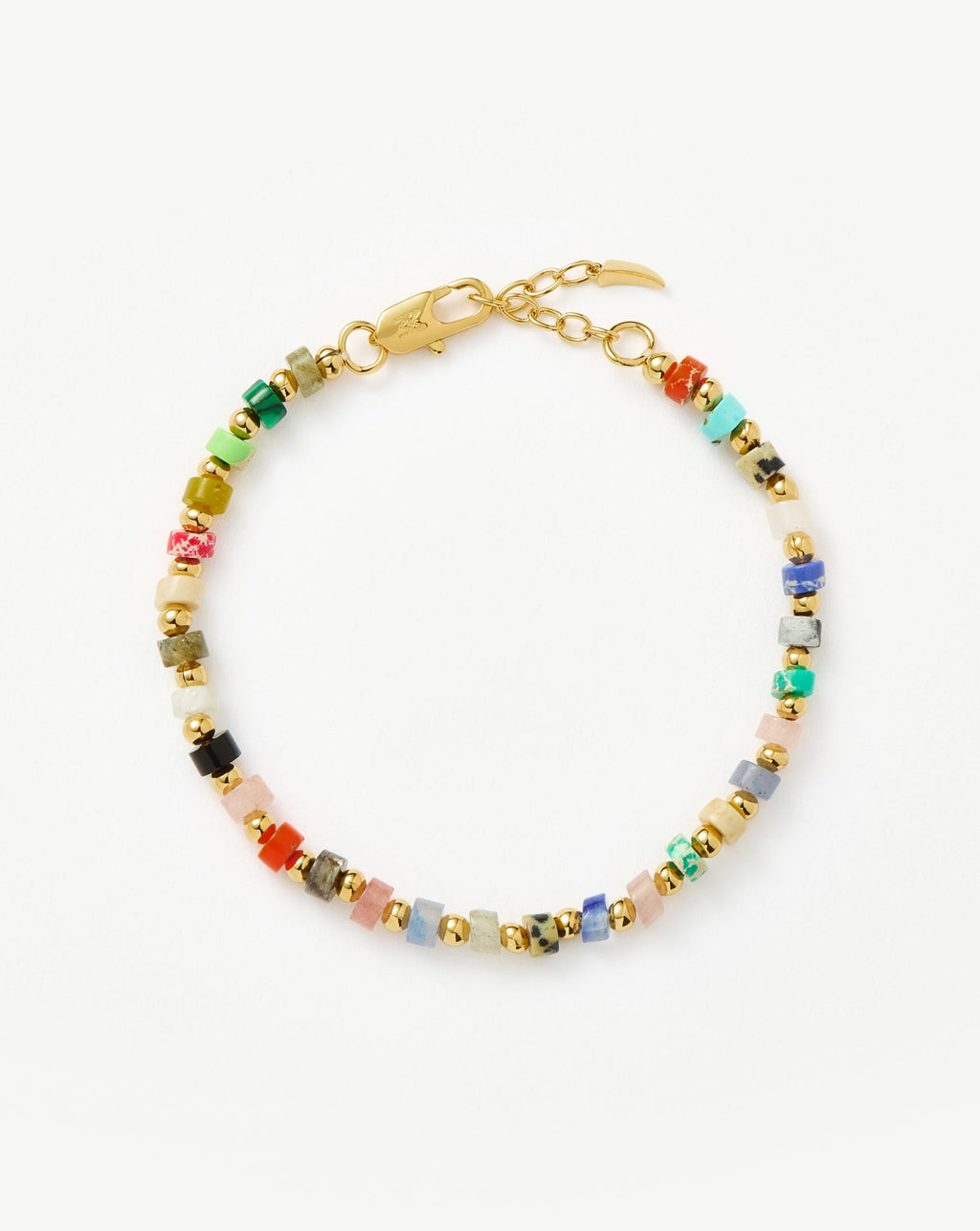 Beaded Bracelet | 18k Gold Plated/Multi Beaded