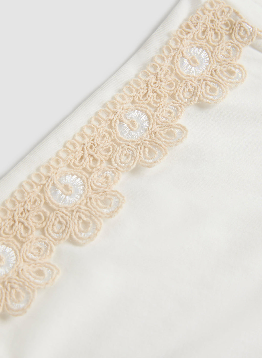 Crochet Trim T-Shirt