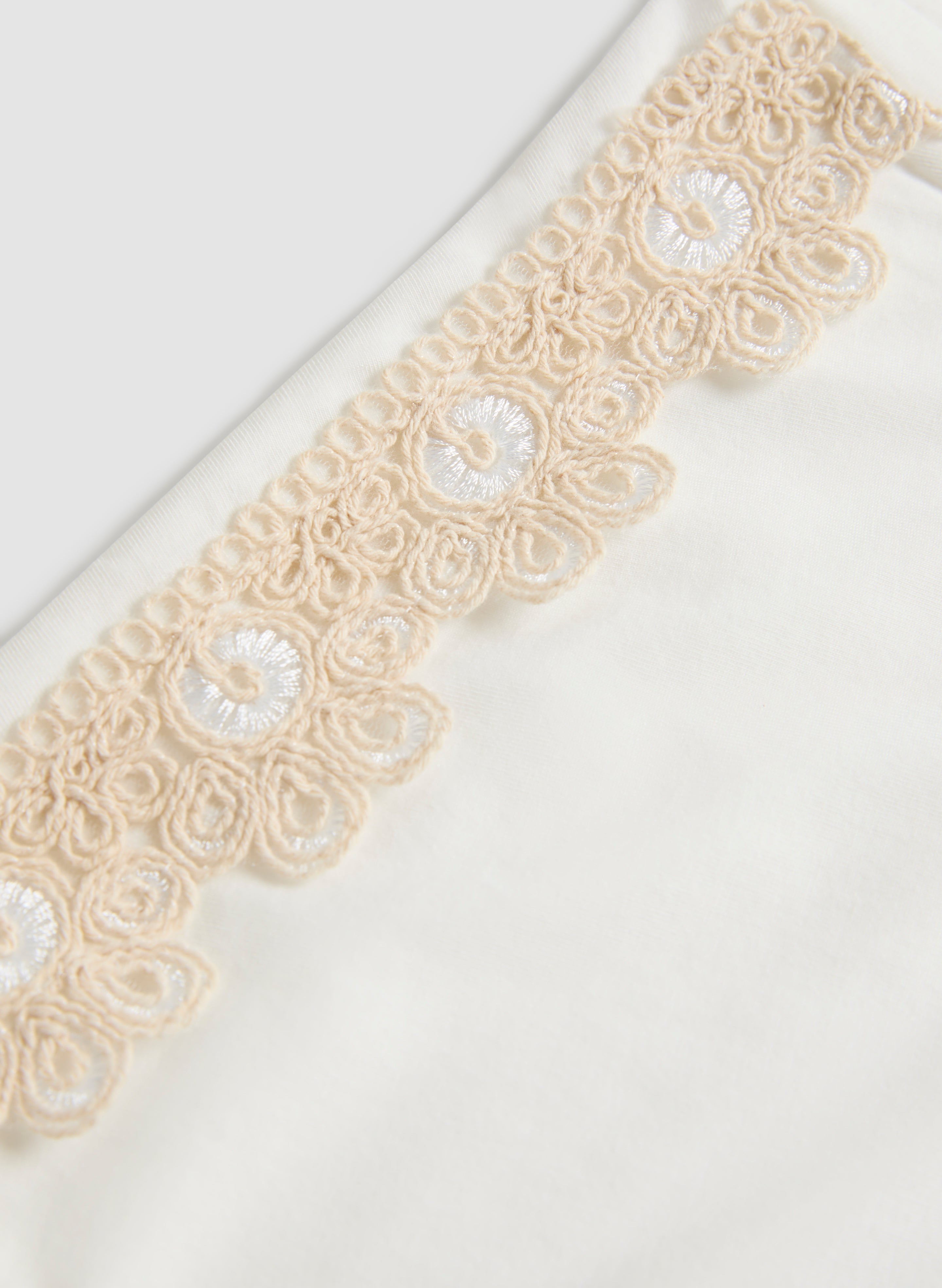 Crochet Trim T-Shirt