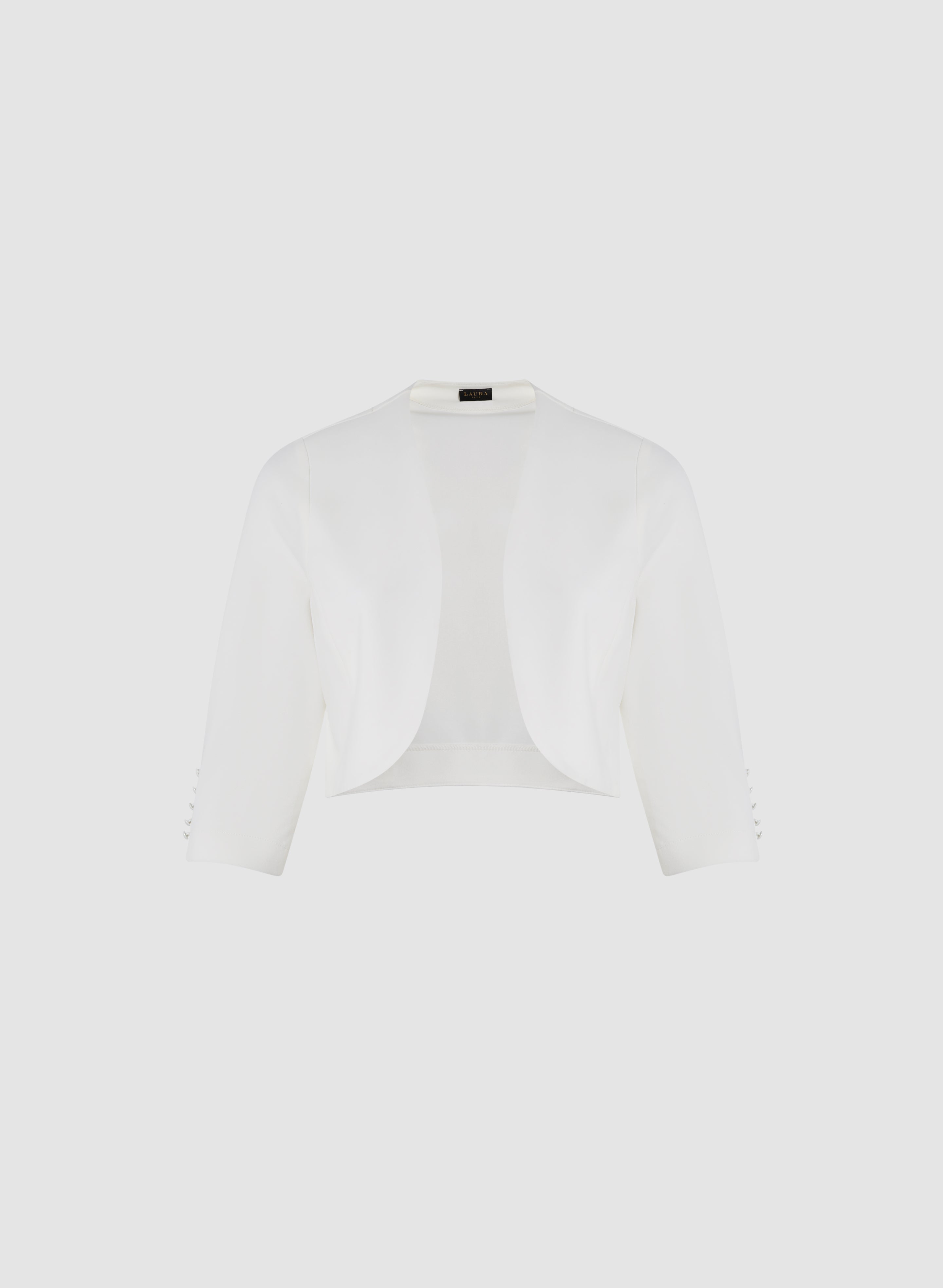 3/4 Button Sleeve Bolero