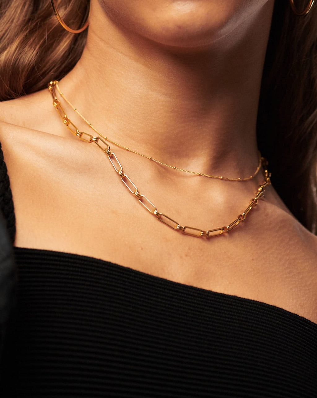Bobble Chain Choker | 18k Gold Vermeil