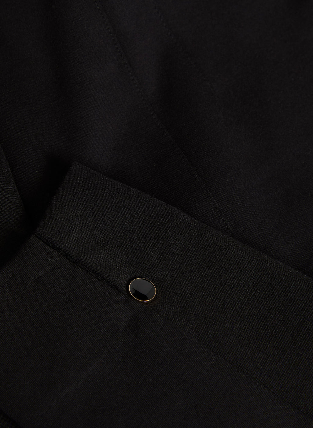 Chloe Enamel Button Hem Leggings - Regular