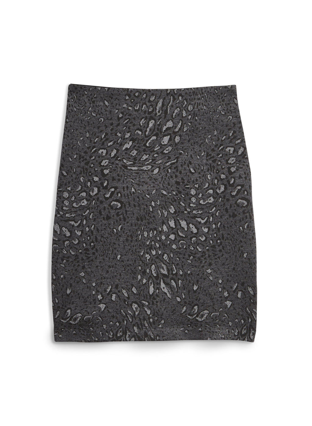 Animal Print Pull-On Skirt