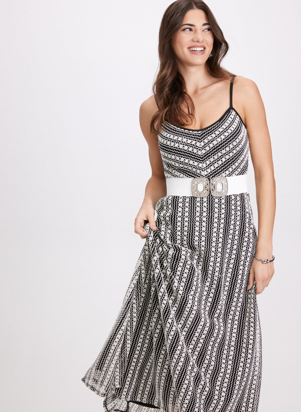 Crochet Detail Dress