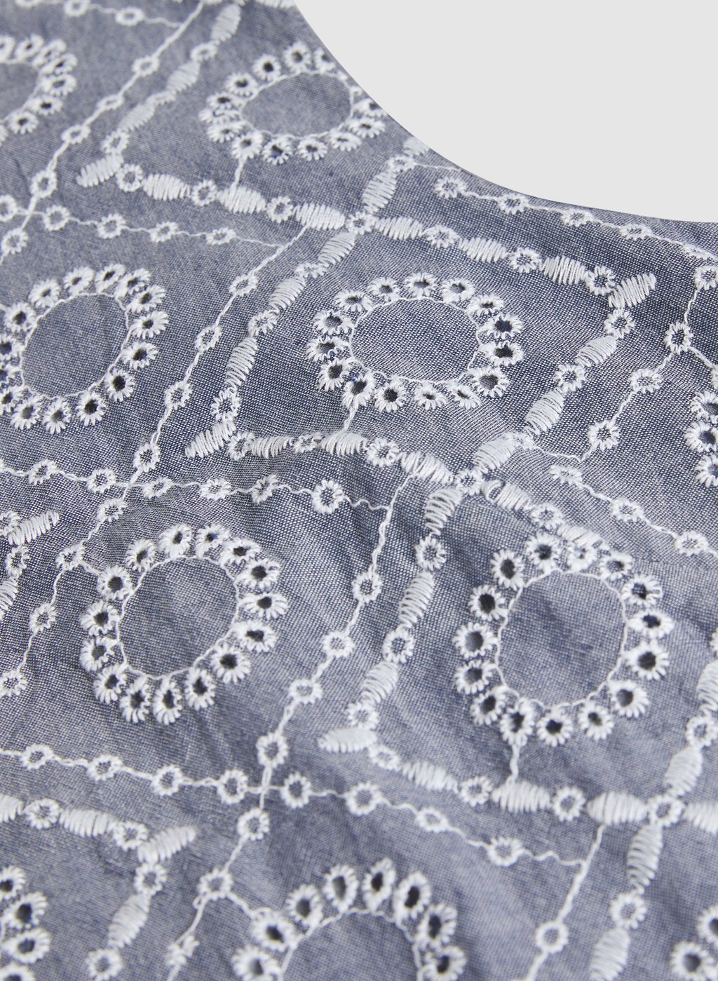 Cotton Eyelet Embroidered Dress