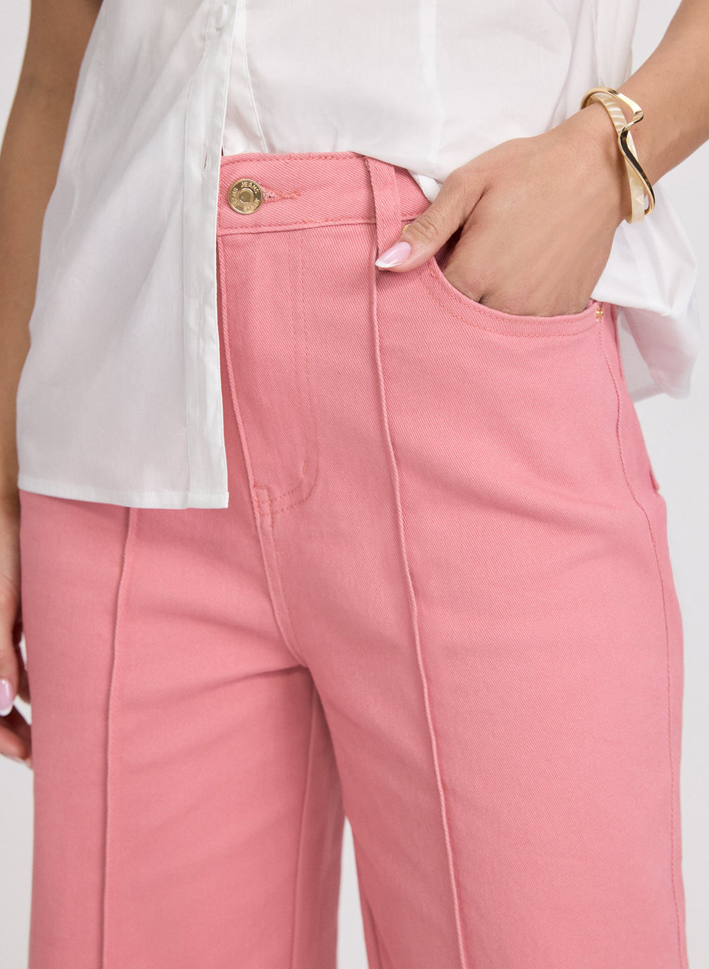 Cropped Flare-Leg Jeans