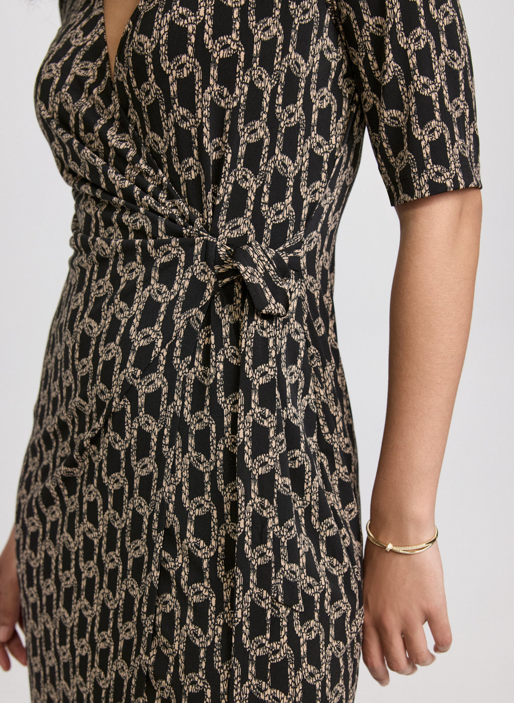Chain Print Dress