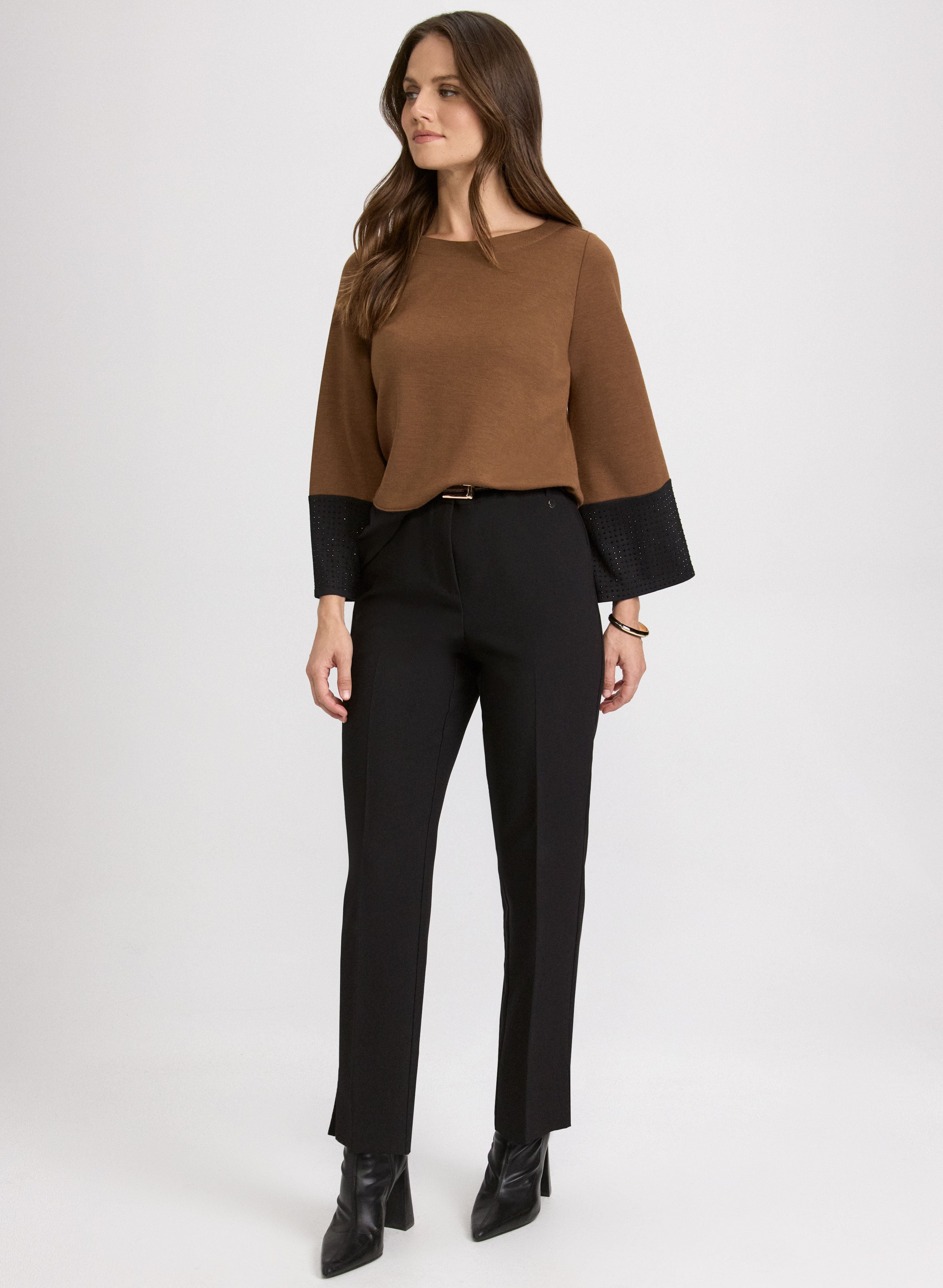 Bell Sleeve Knit Top