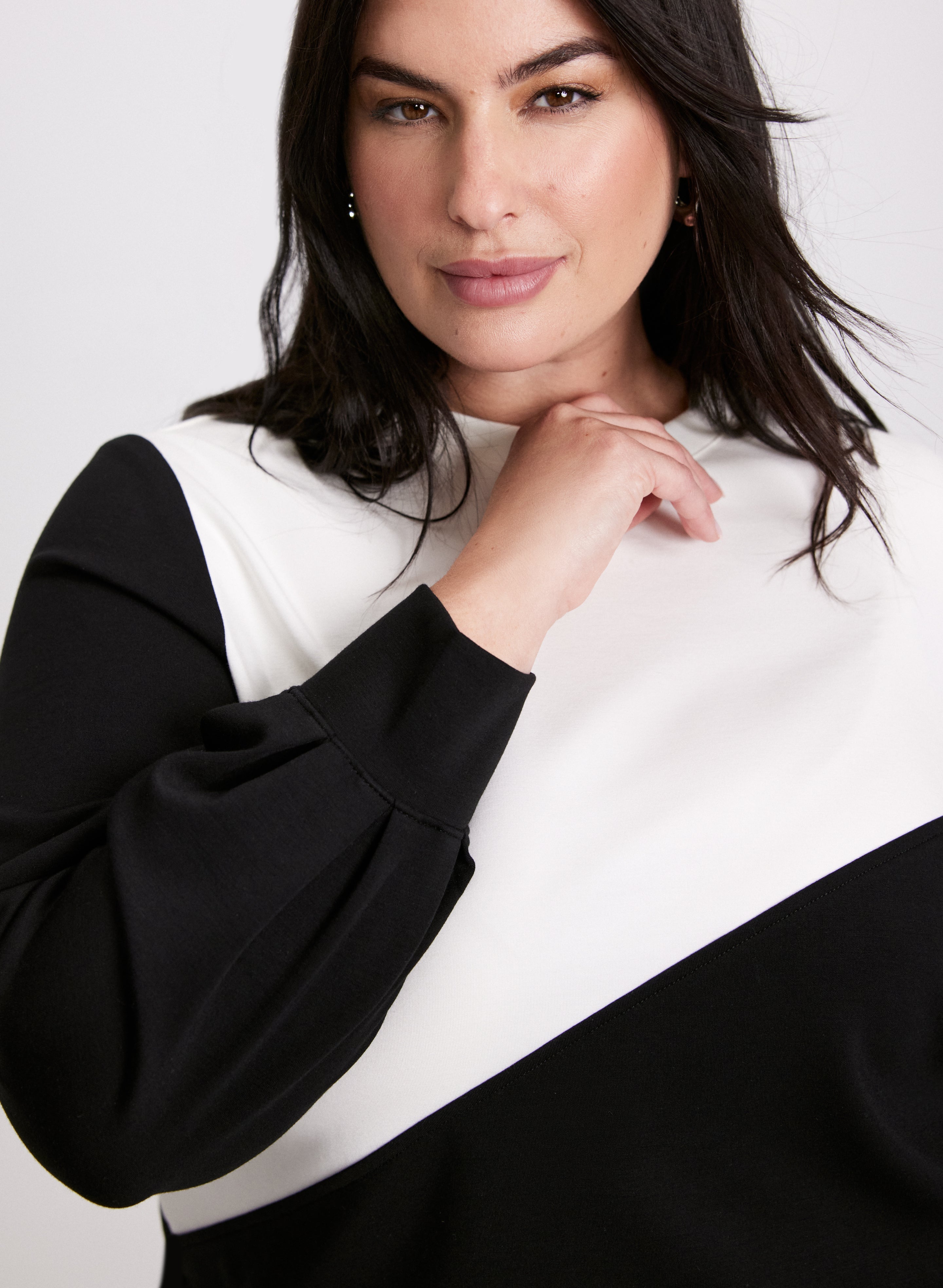 Colour Block Motif Top