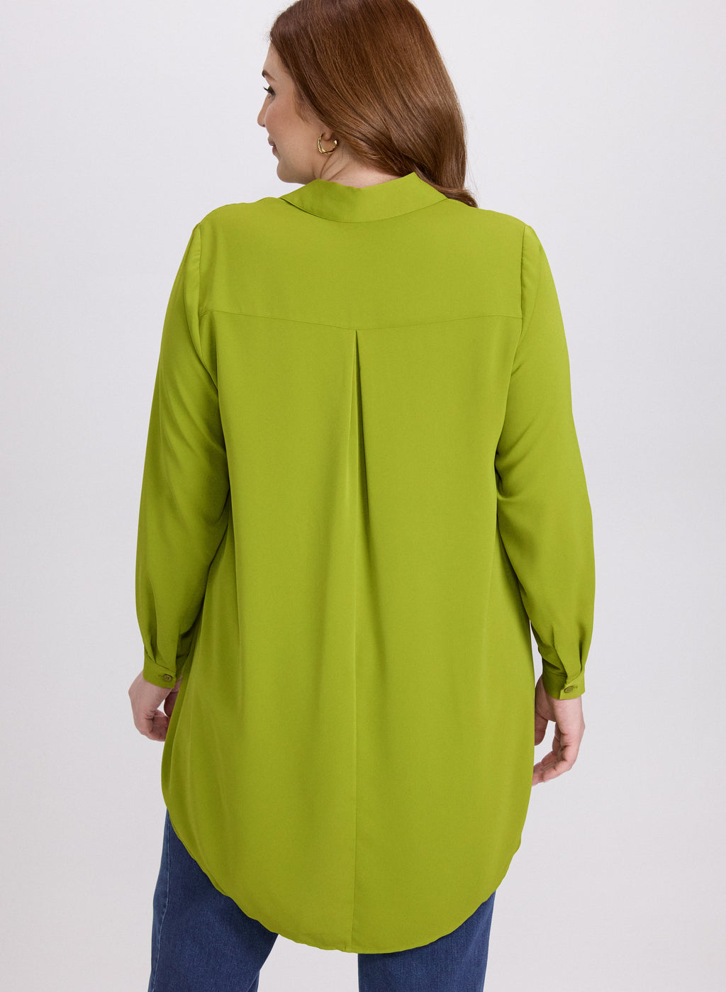 Asymmetric High-Low Hem Blouse