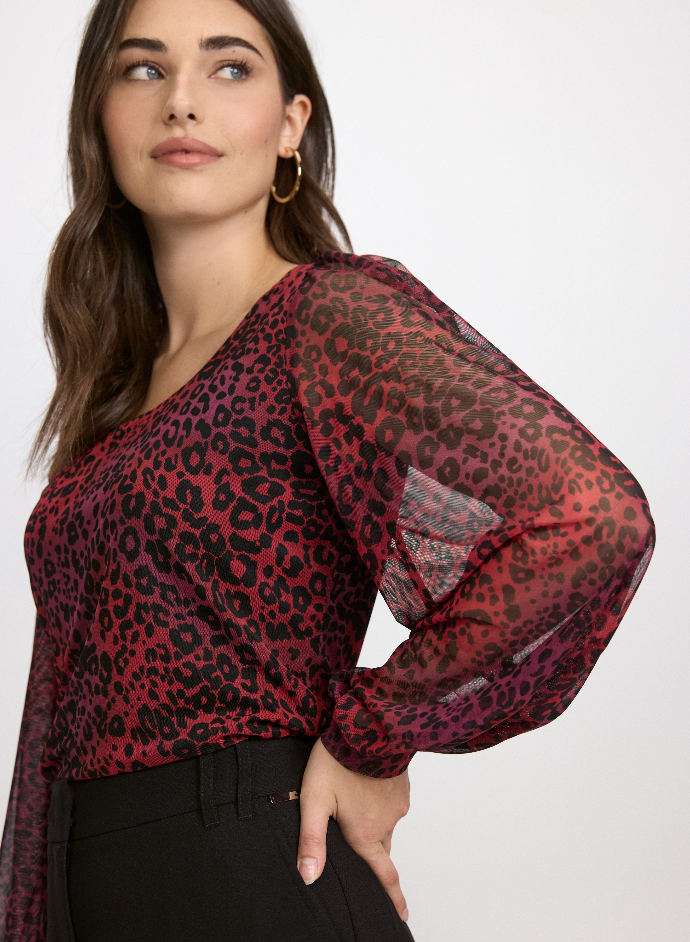 Animal Print Top