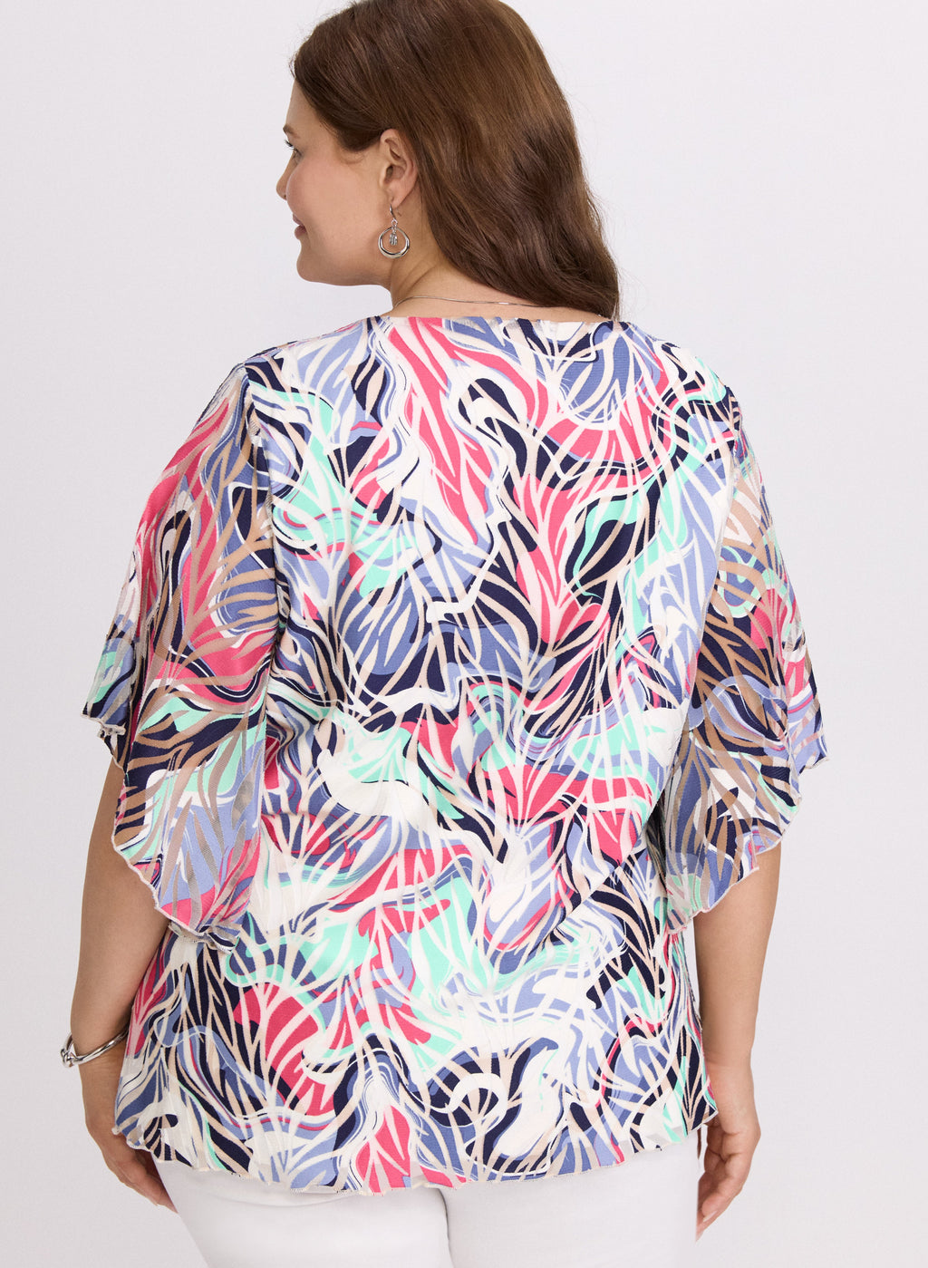 Abstract Mesh Blouse