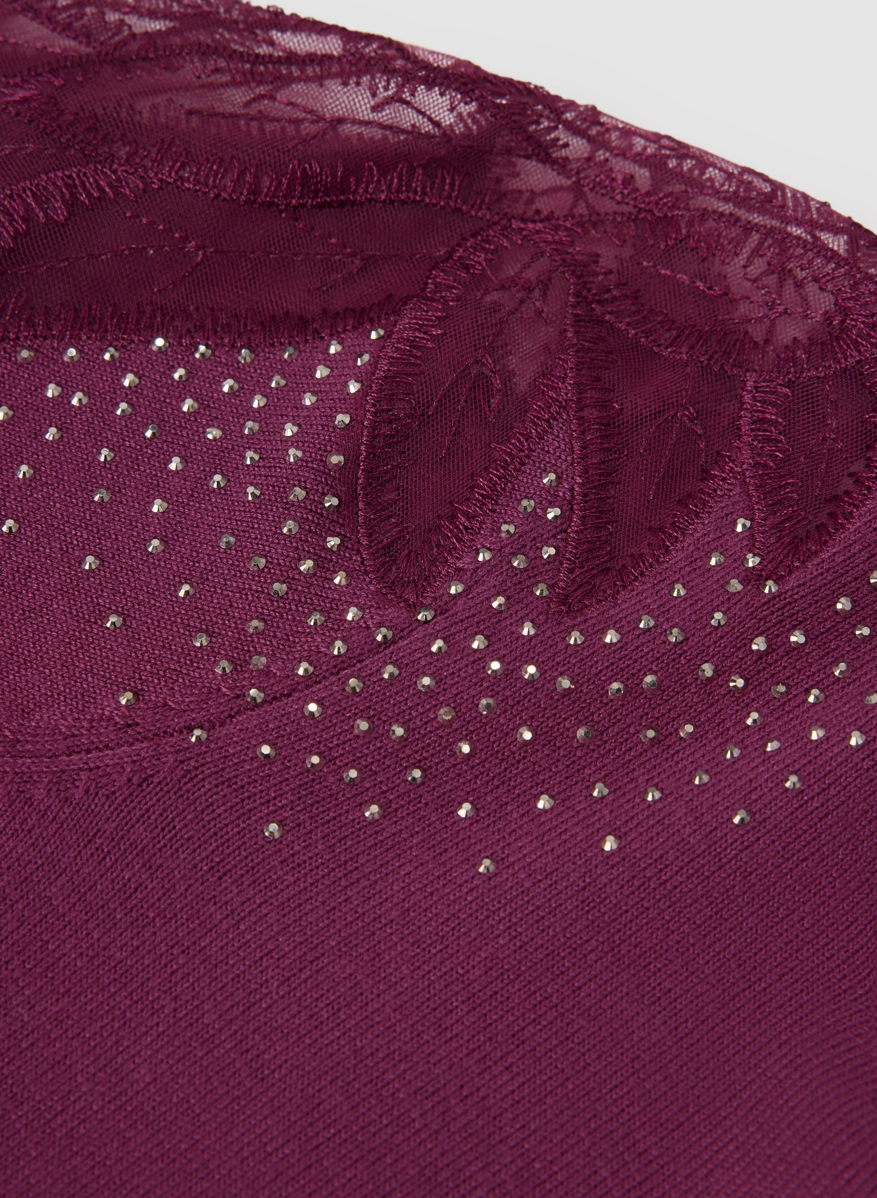 Cut-Out Foliage Sweater