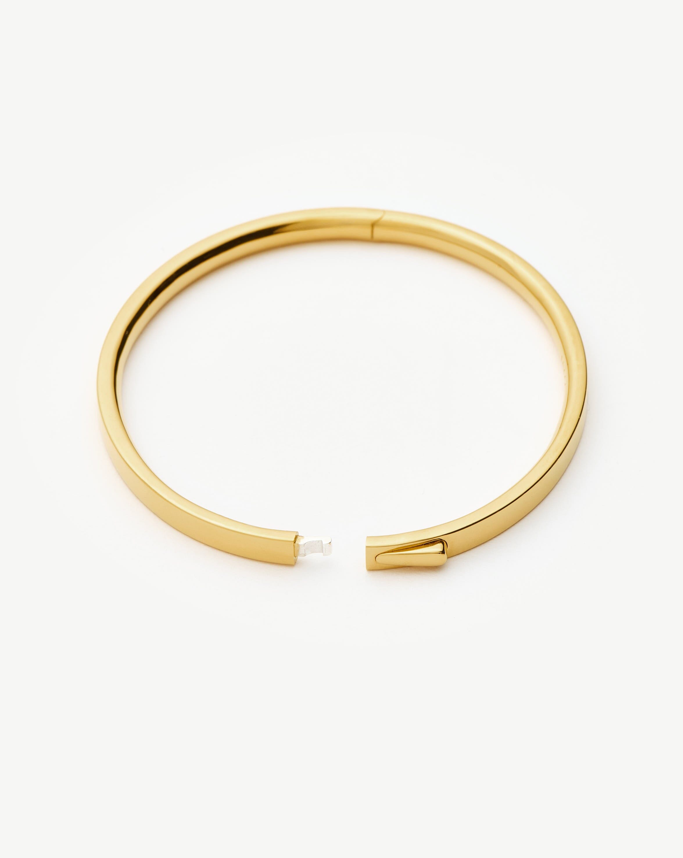 Classic Hinged Bangle | 18k Gold Vermeil