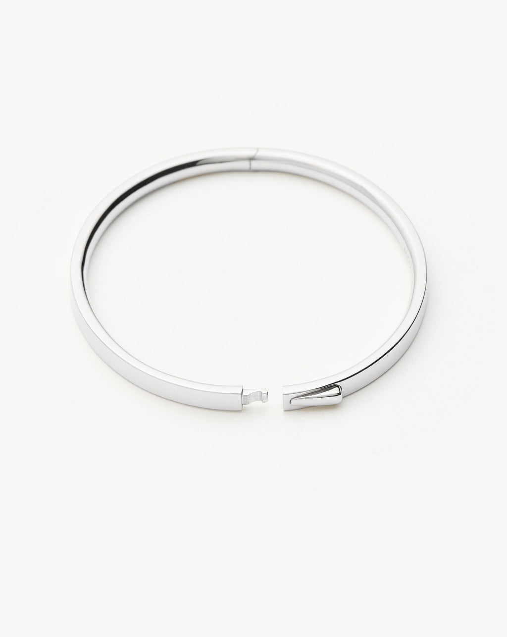 Classic Hinged Bangle | Sterling Silver