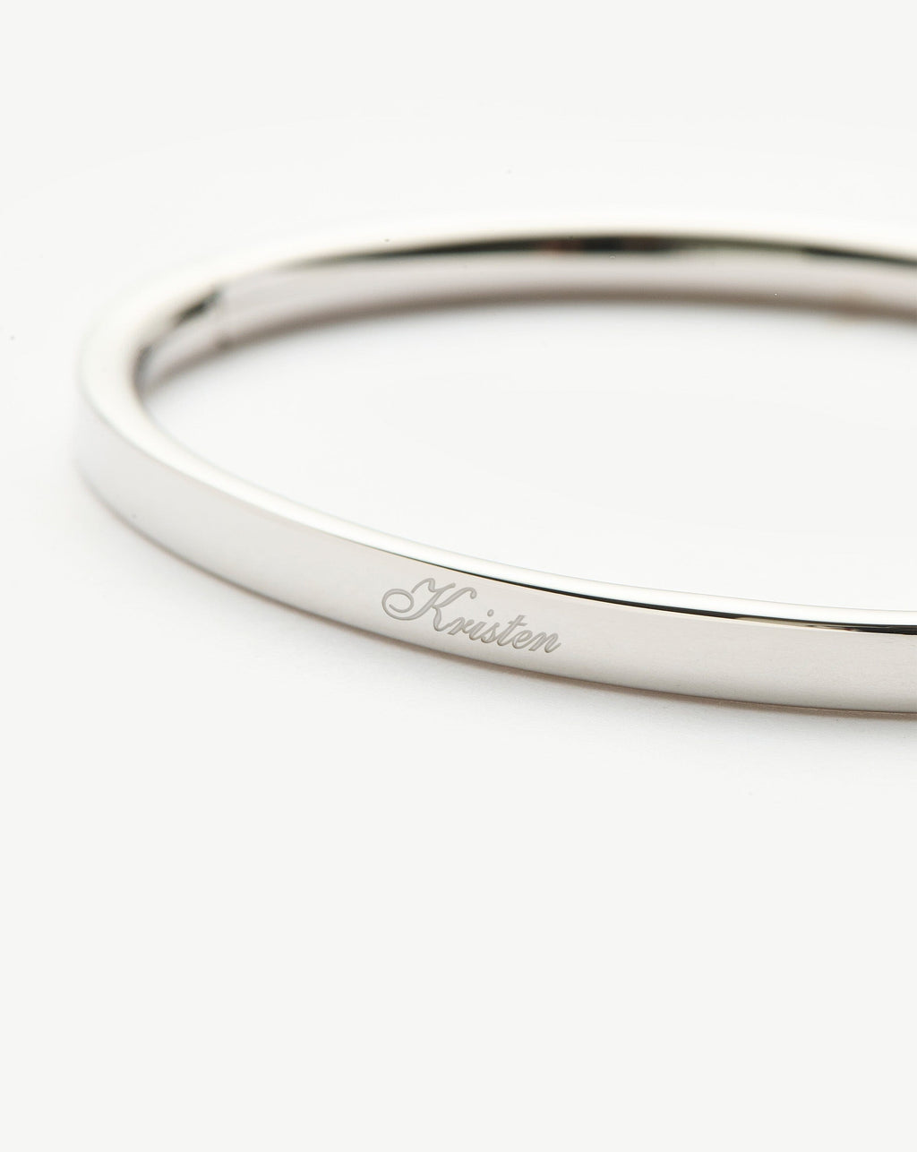 Classic Hinged Bangle | Sterling Silver