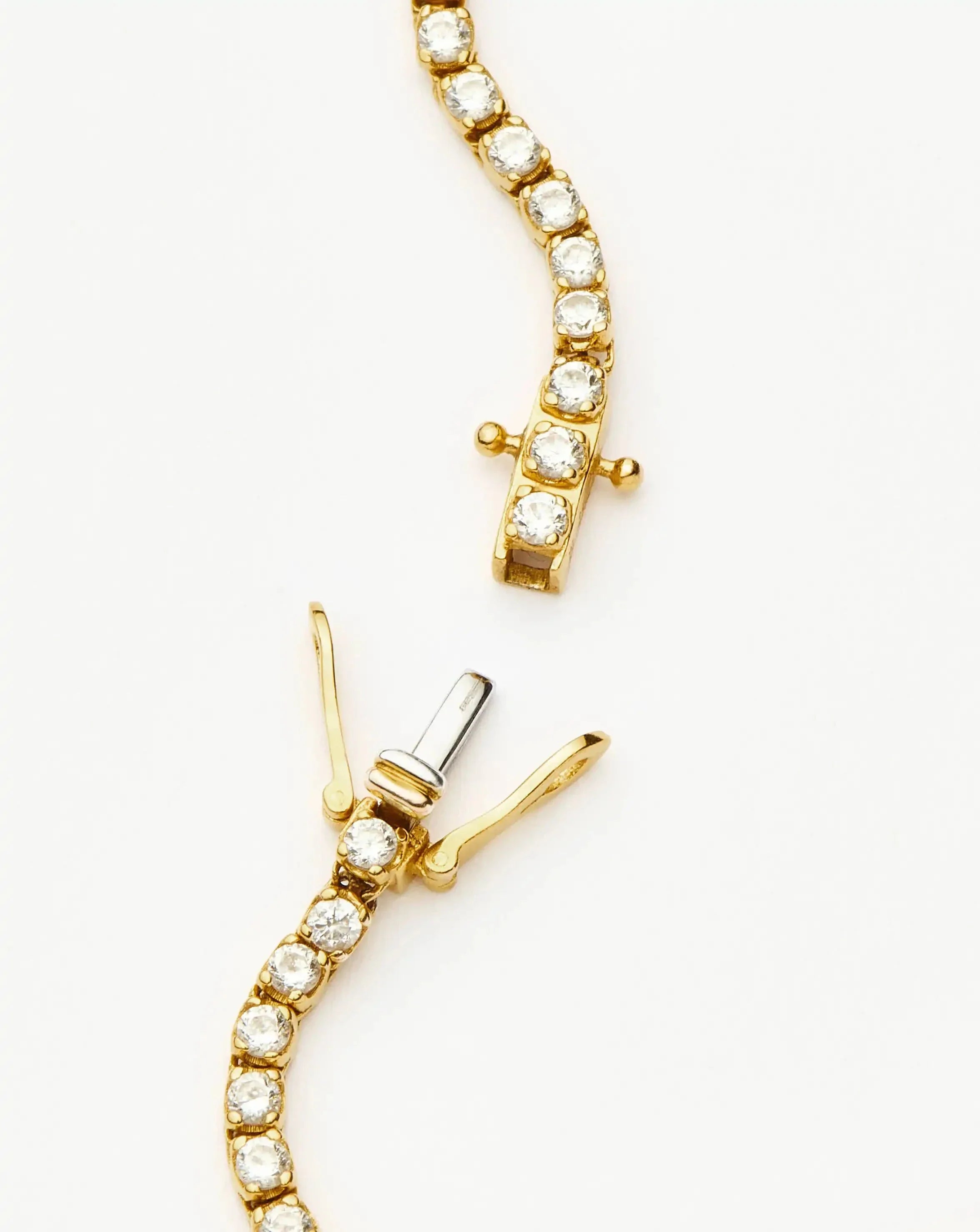 Classic Tennis Bracelet | 18k Gold Vermeil Cubic Zirconia