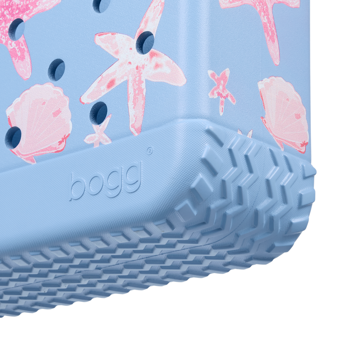 Bitty Bogg Bag - Carolina Blue Shells and Starfish