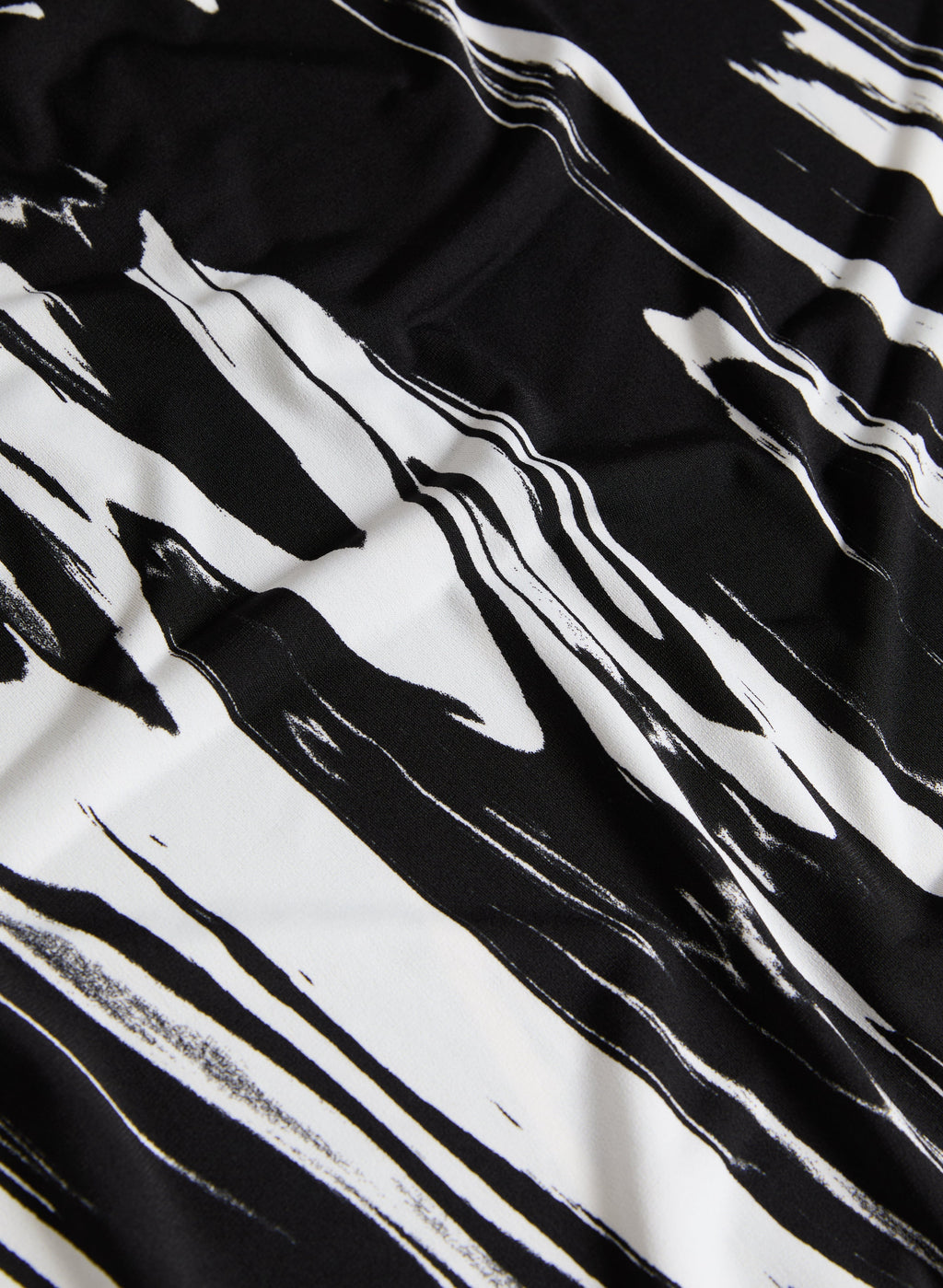 Brush Paint Print Dress