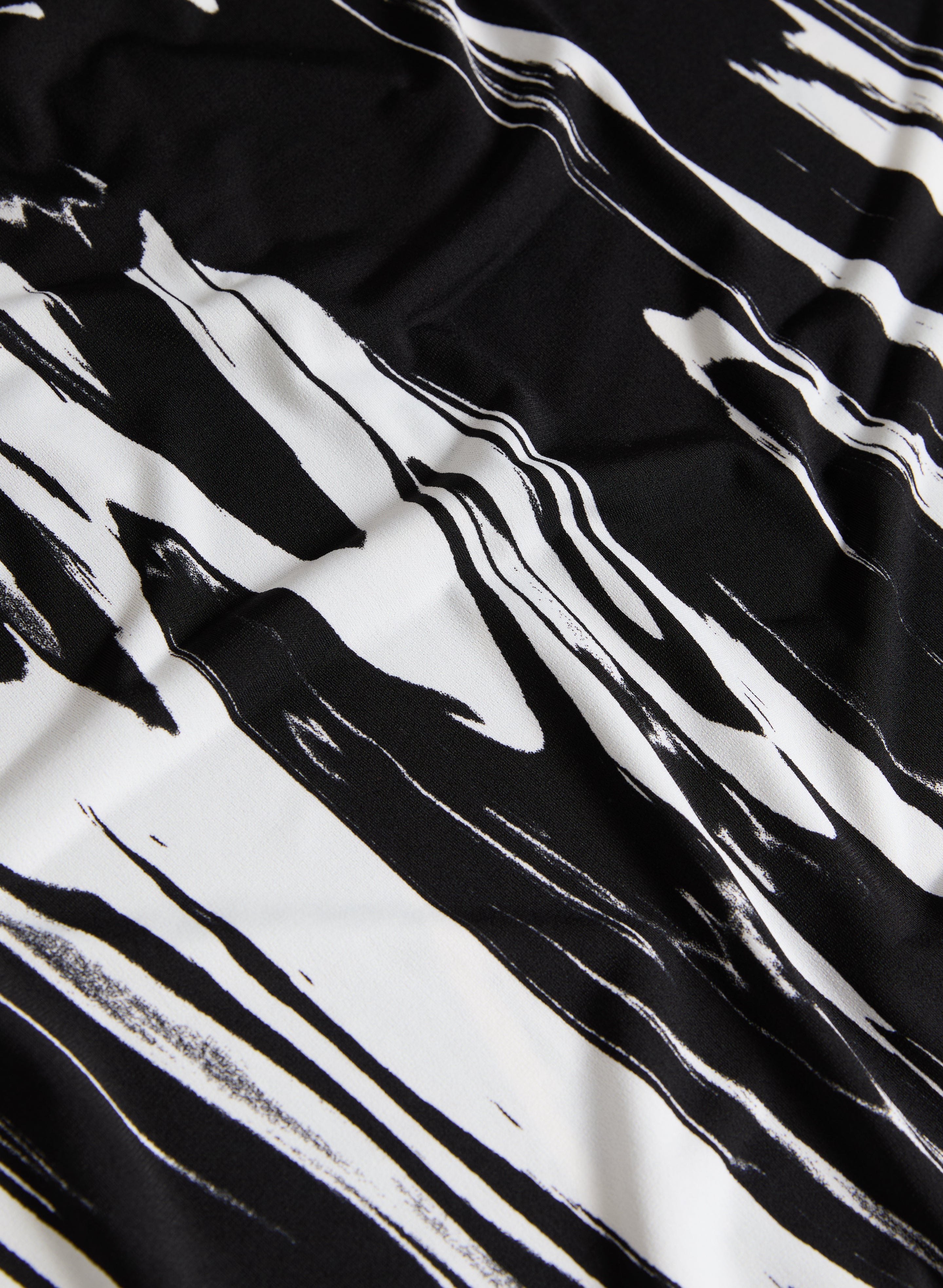 Brush Paint Print Dress