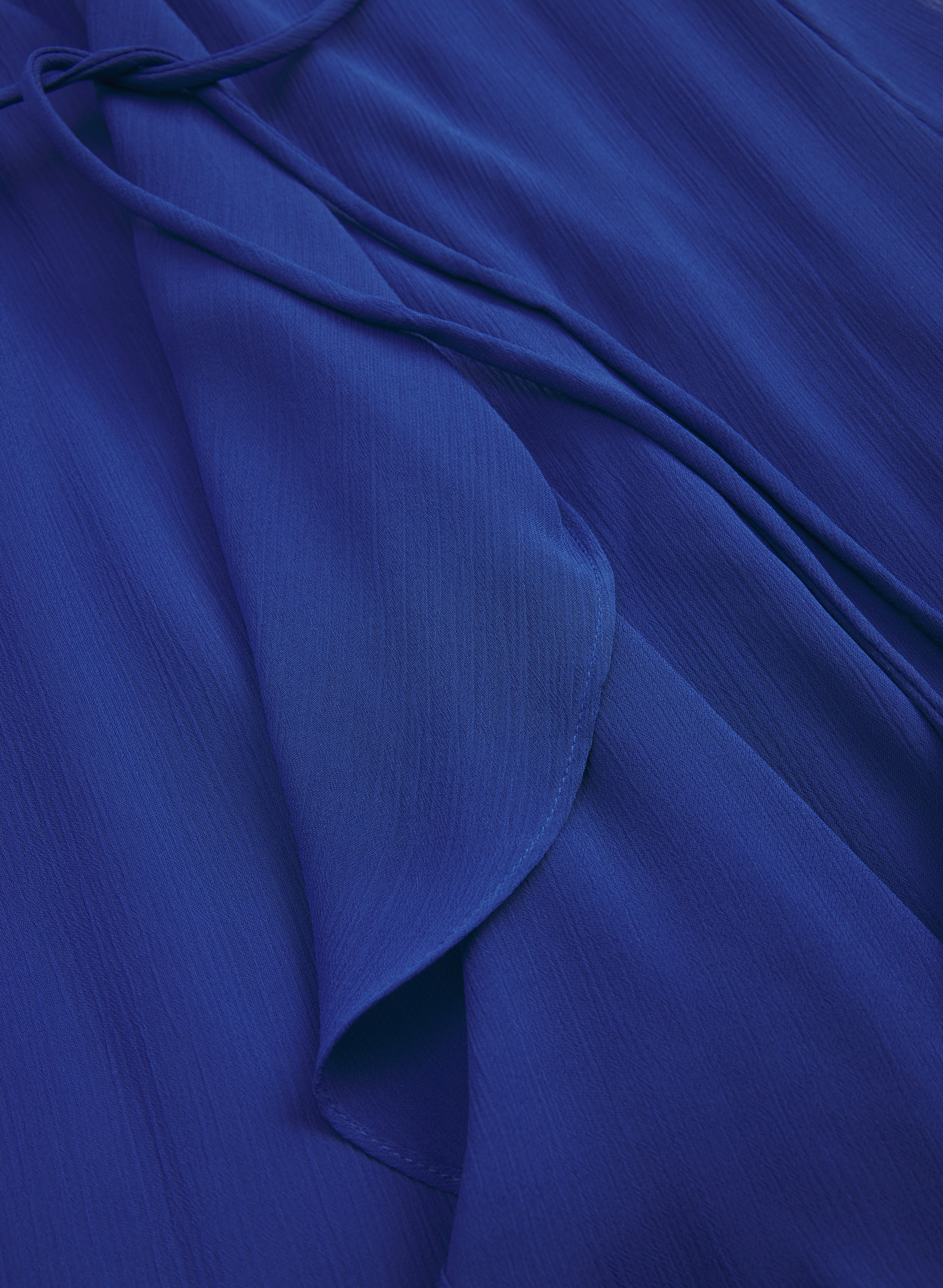 Crossover Chiffon Dress