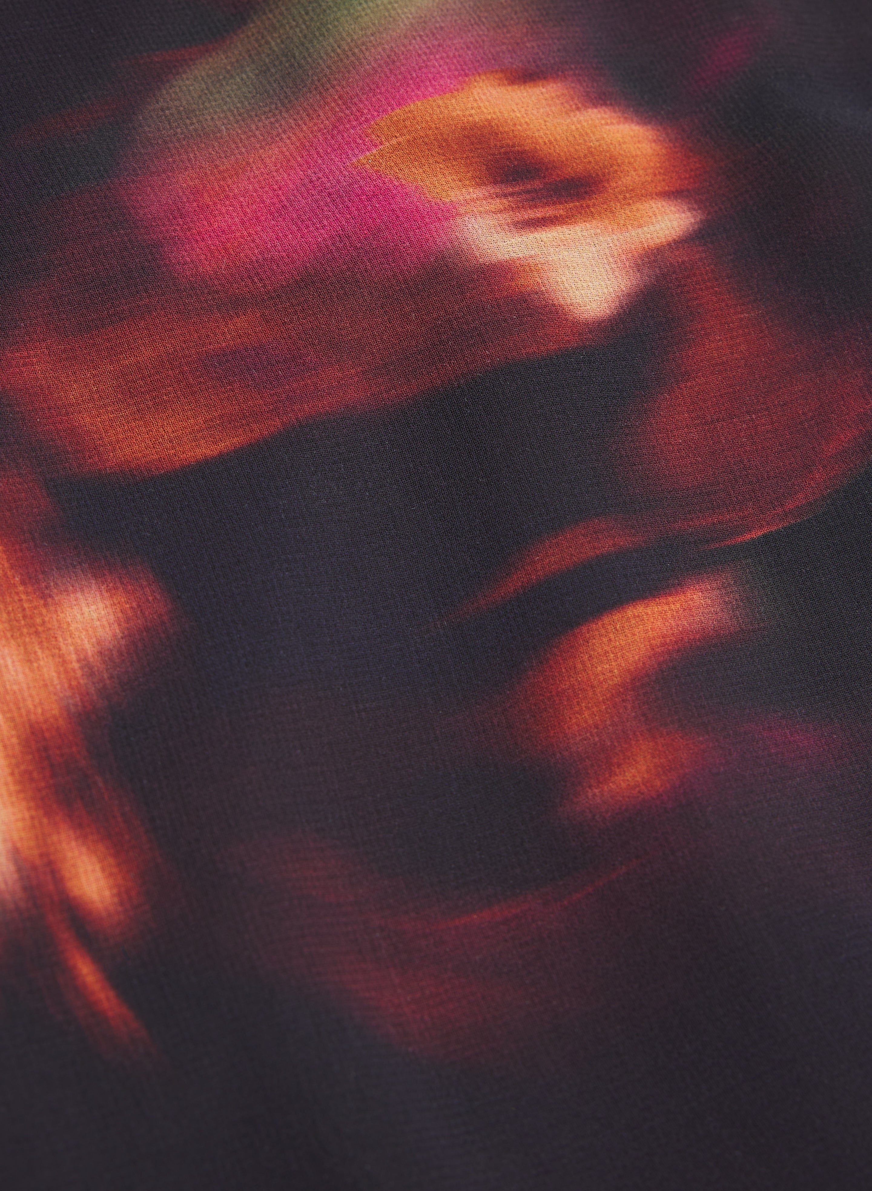 Abstract Chiffon Dress