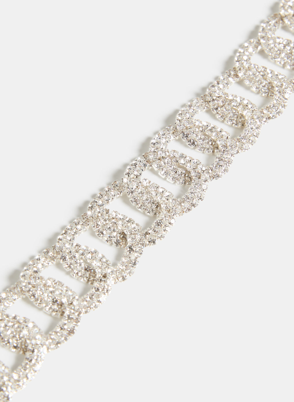 Crystal & Ribbon Belt