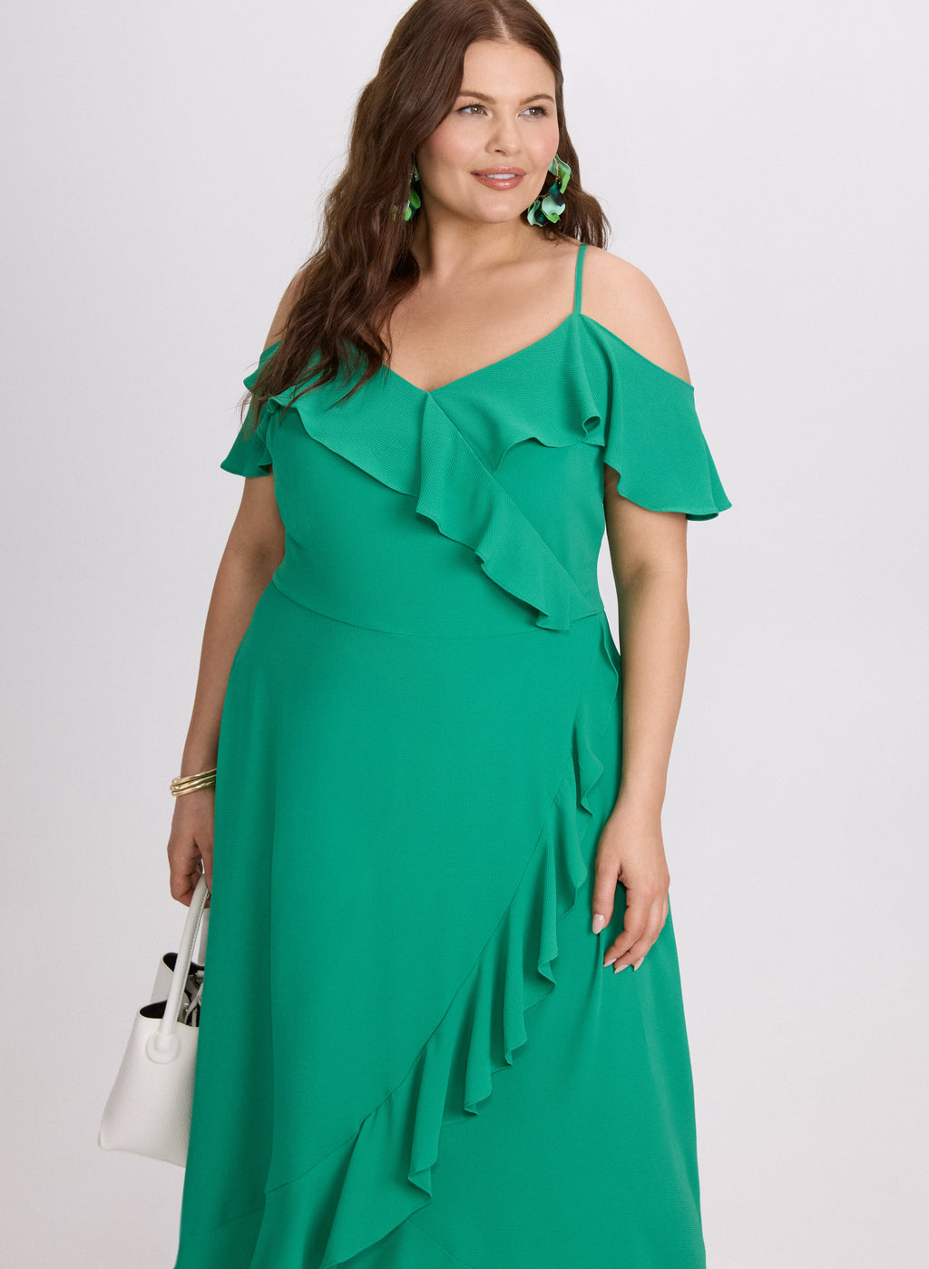 Cold Shoulder Midi Dress