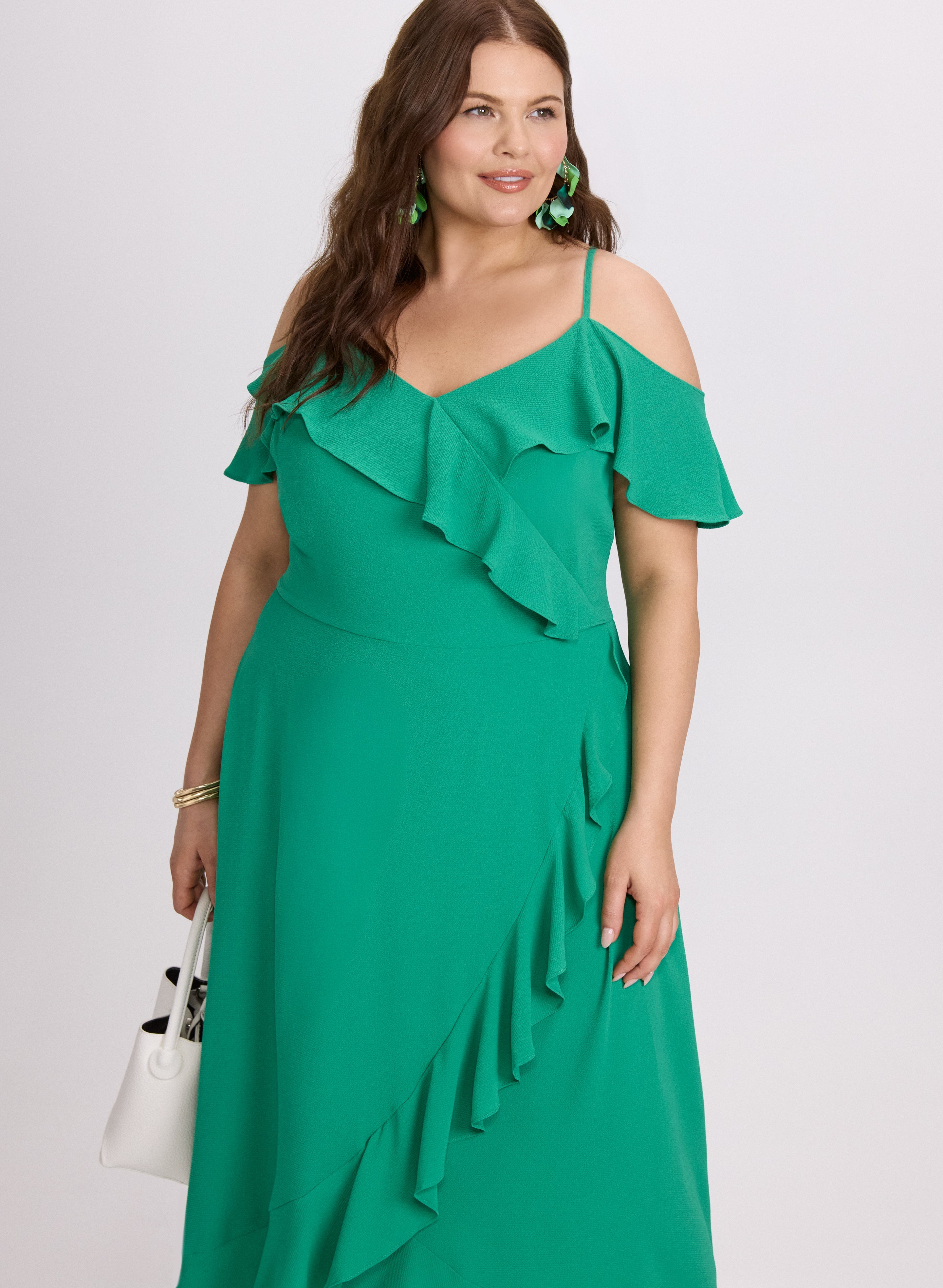 Cold Shoulder Midi Dress
