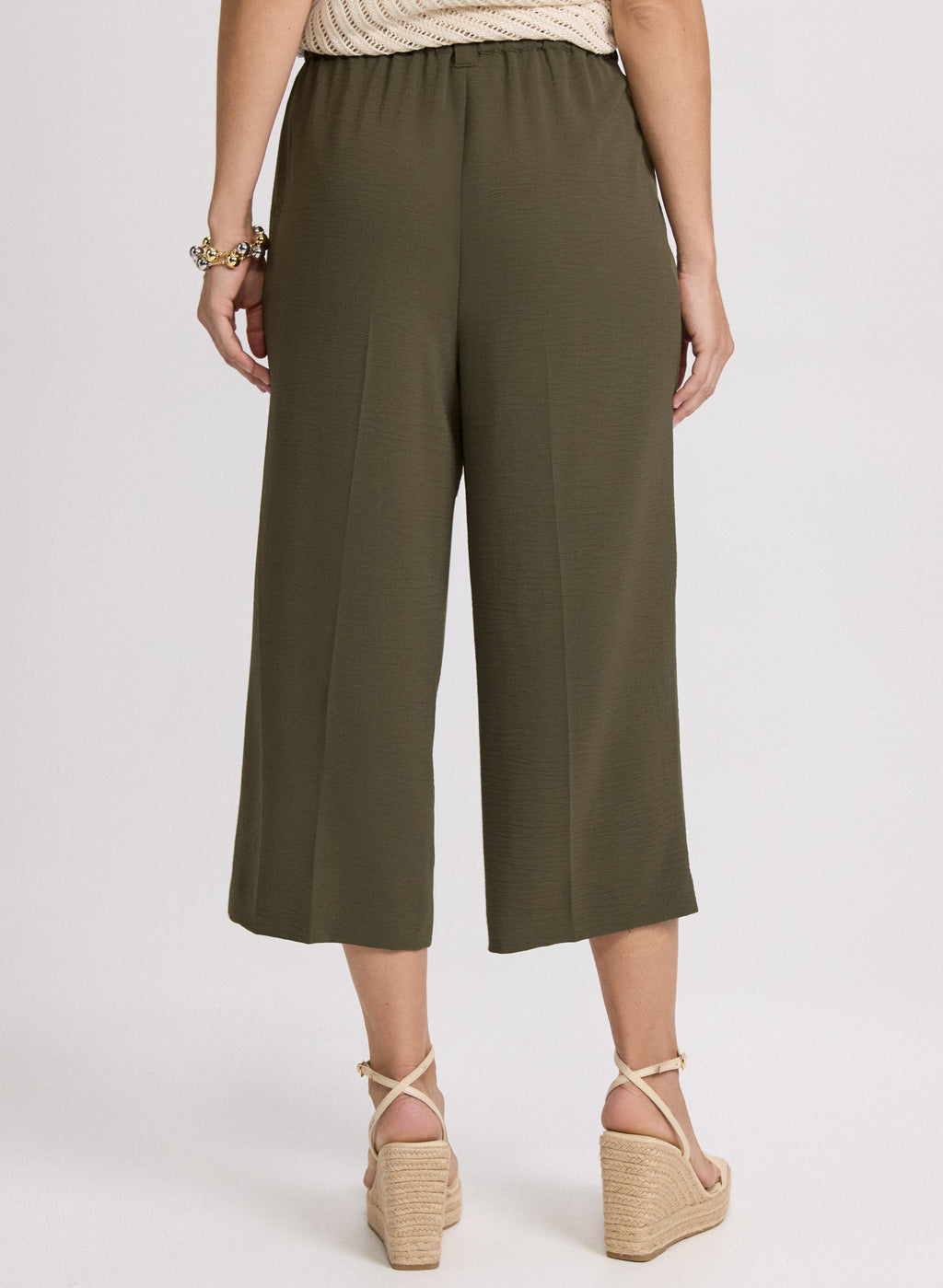 Crinkle Crepe Culottes