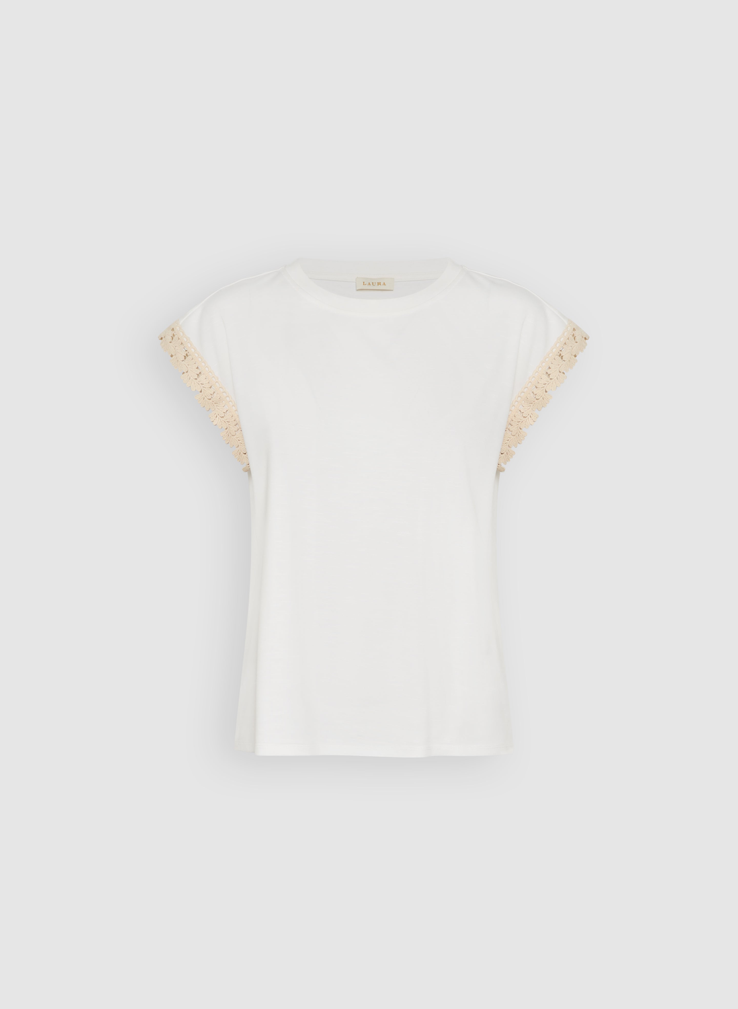 Crochet Trim T-Shirt
