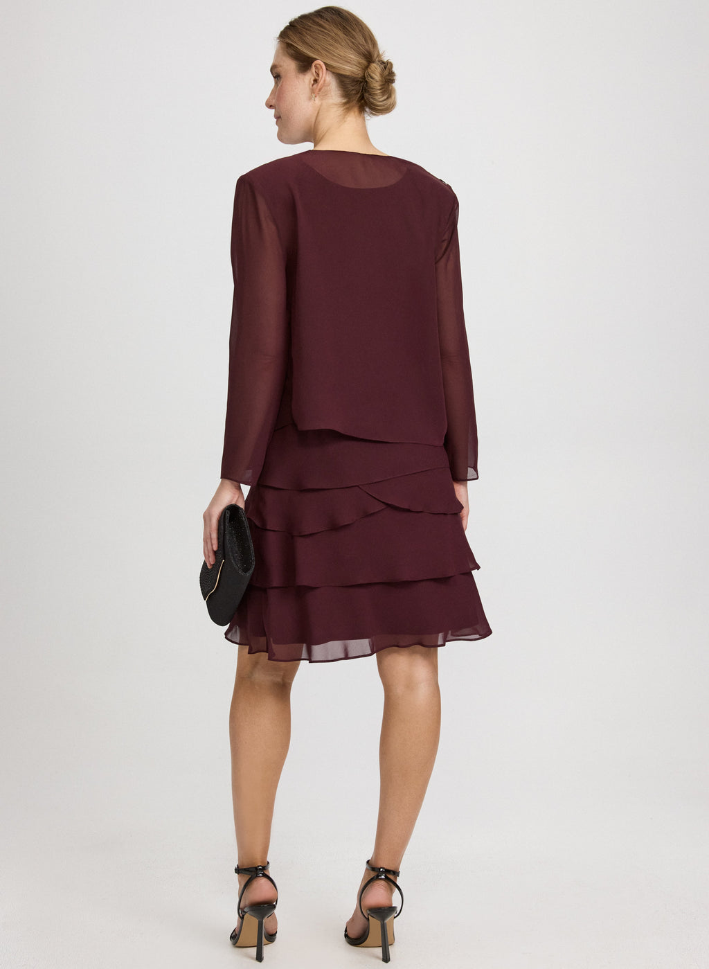 Chiffon Jacket & Dress Set