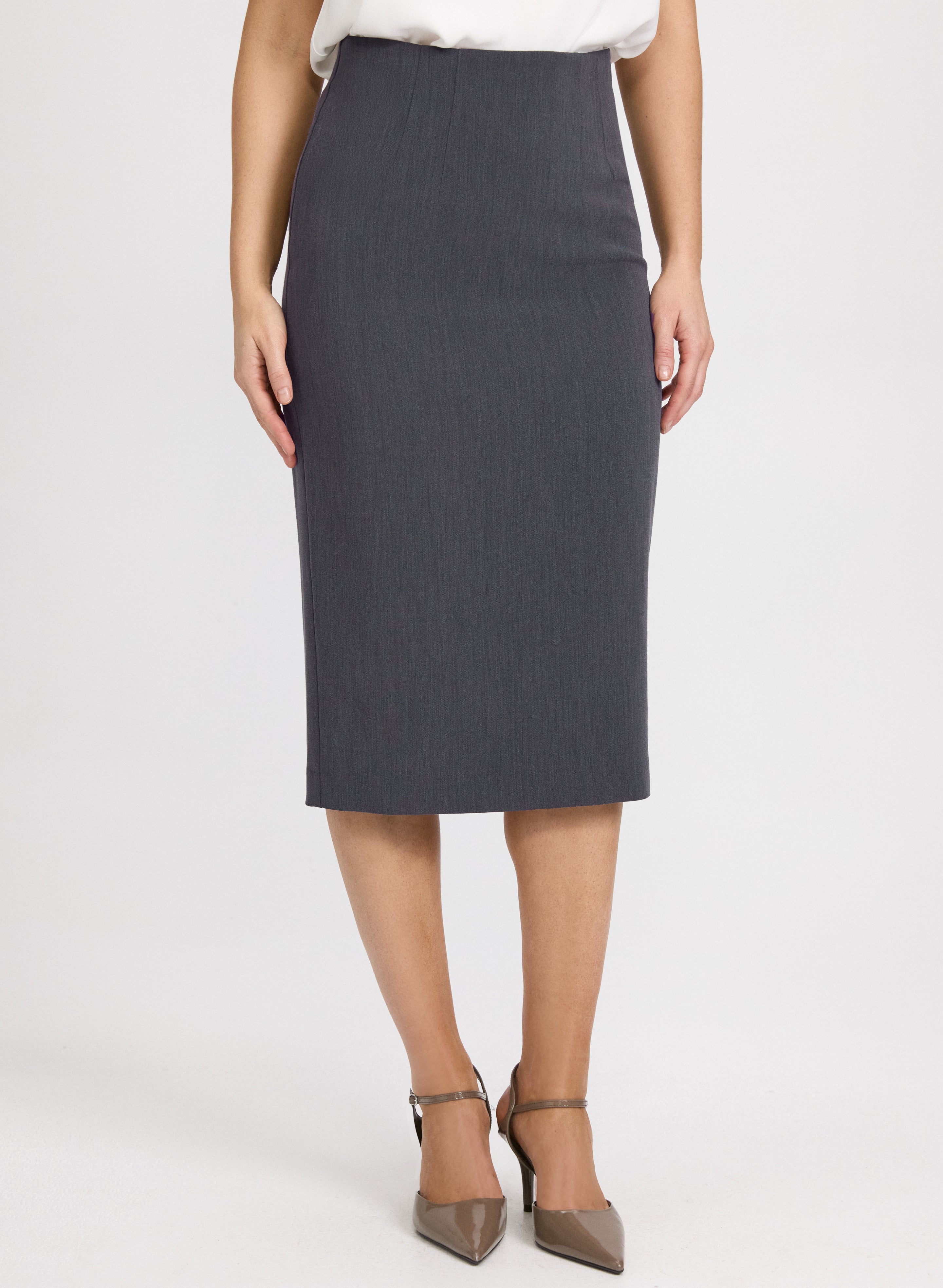 Bi-Stretch Pencil Skirt
