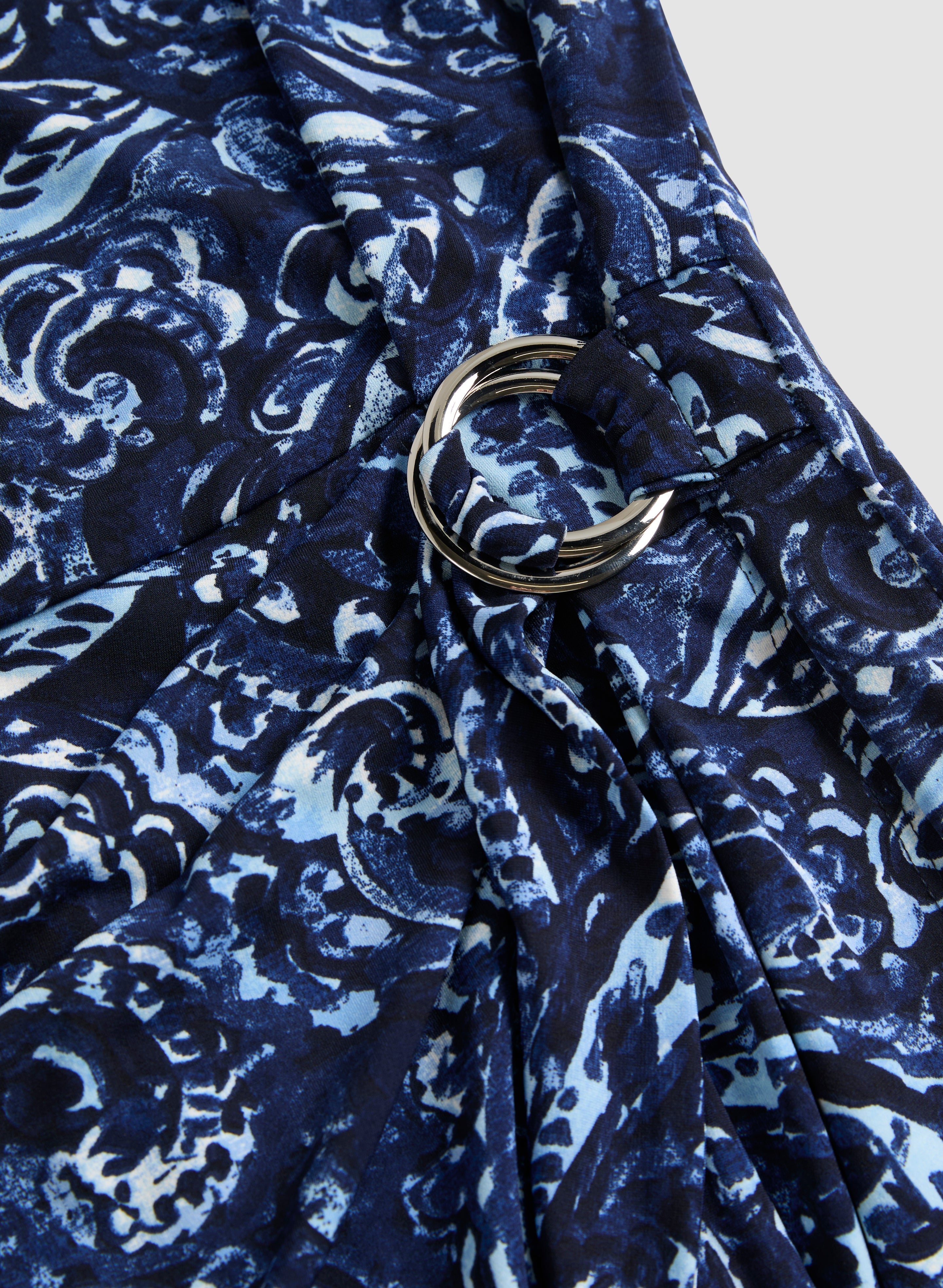 Cap Sleeve Paisley Dress