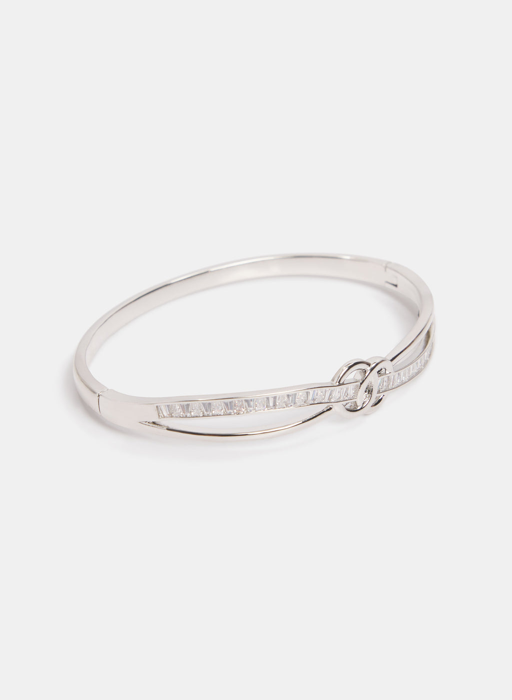 Cross-Over Double-Ring Bracelet