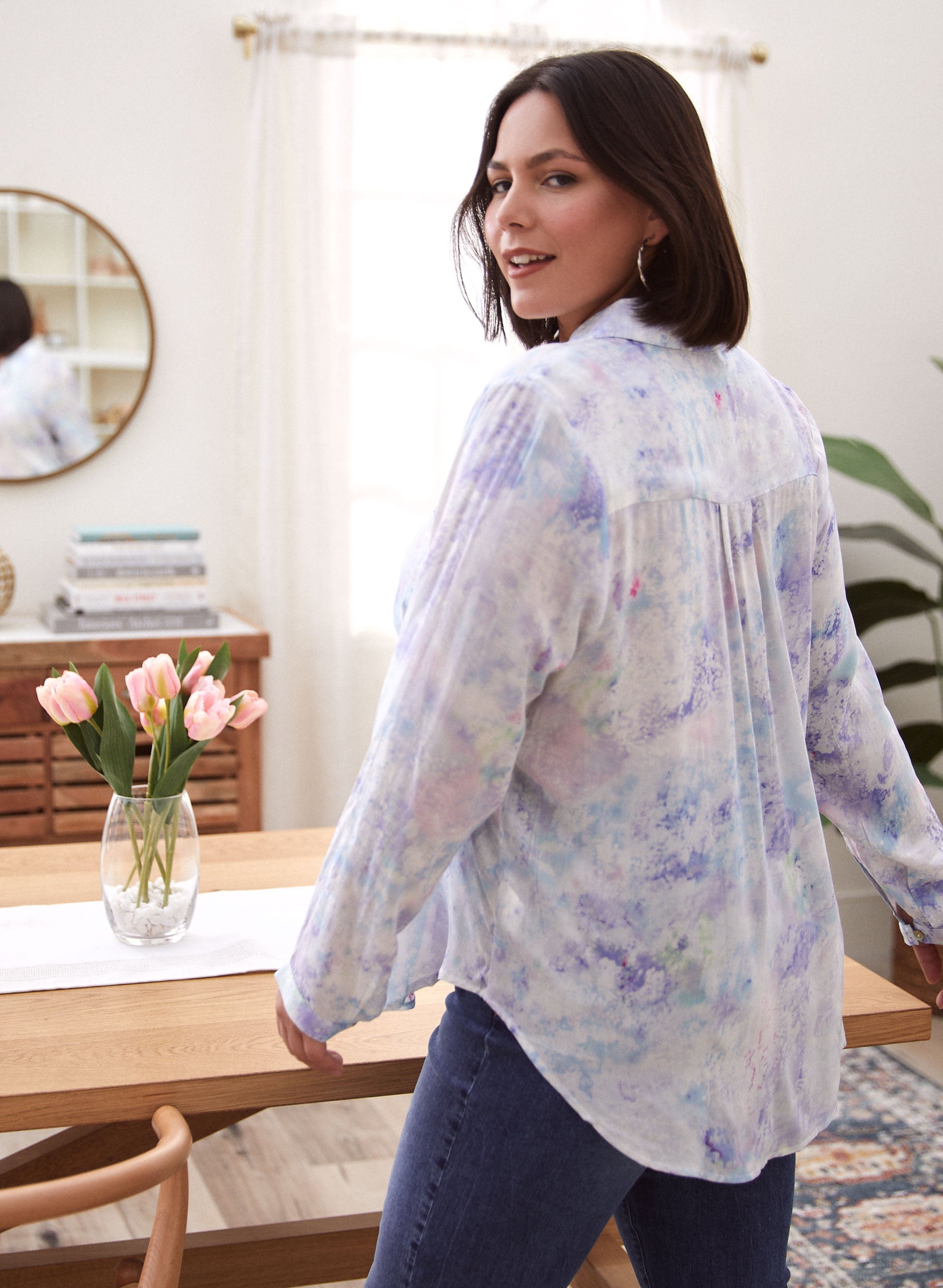 Dex - Tie-Dye Print Top