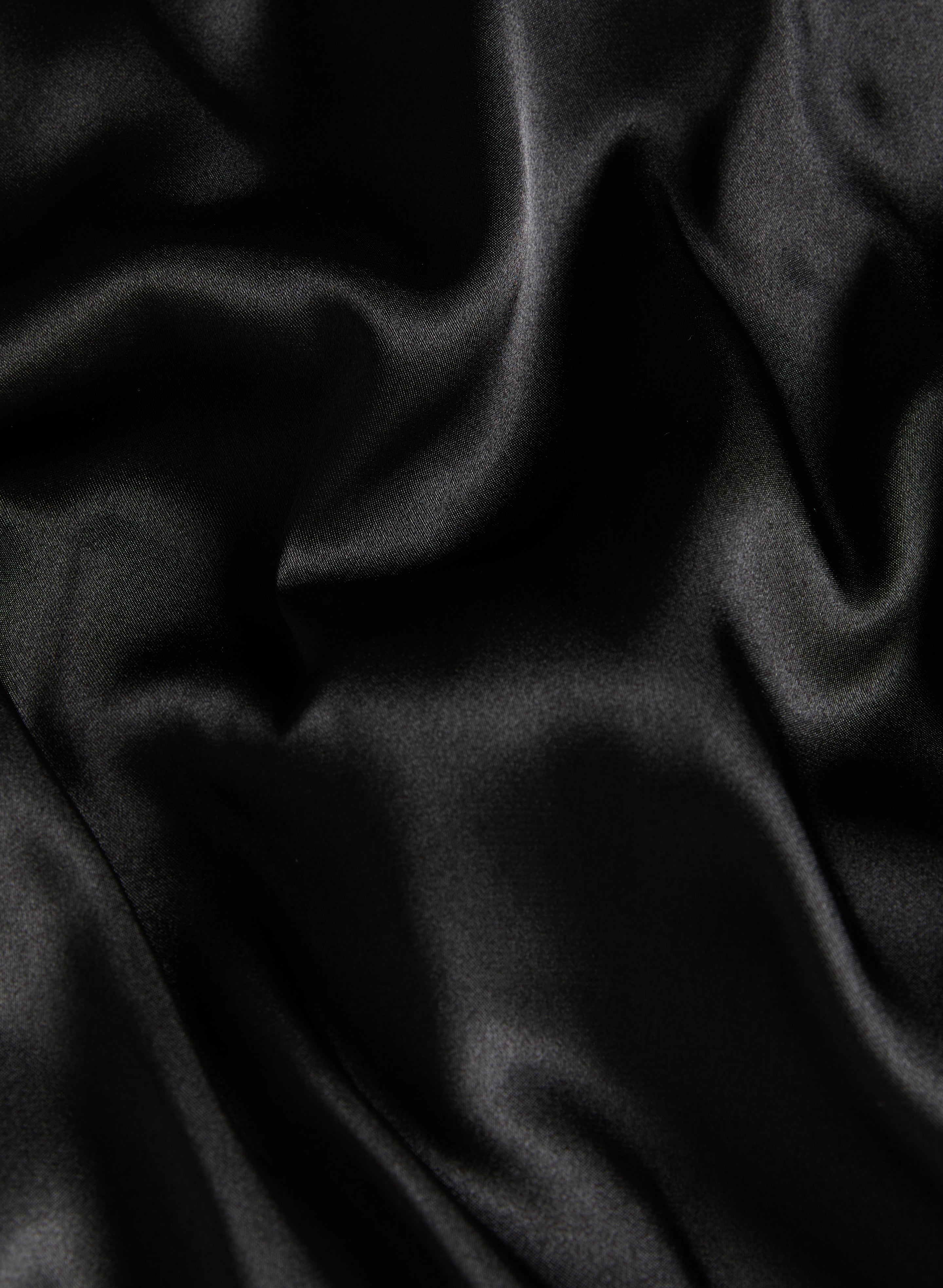 Cowl Neck Satin Dress