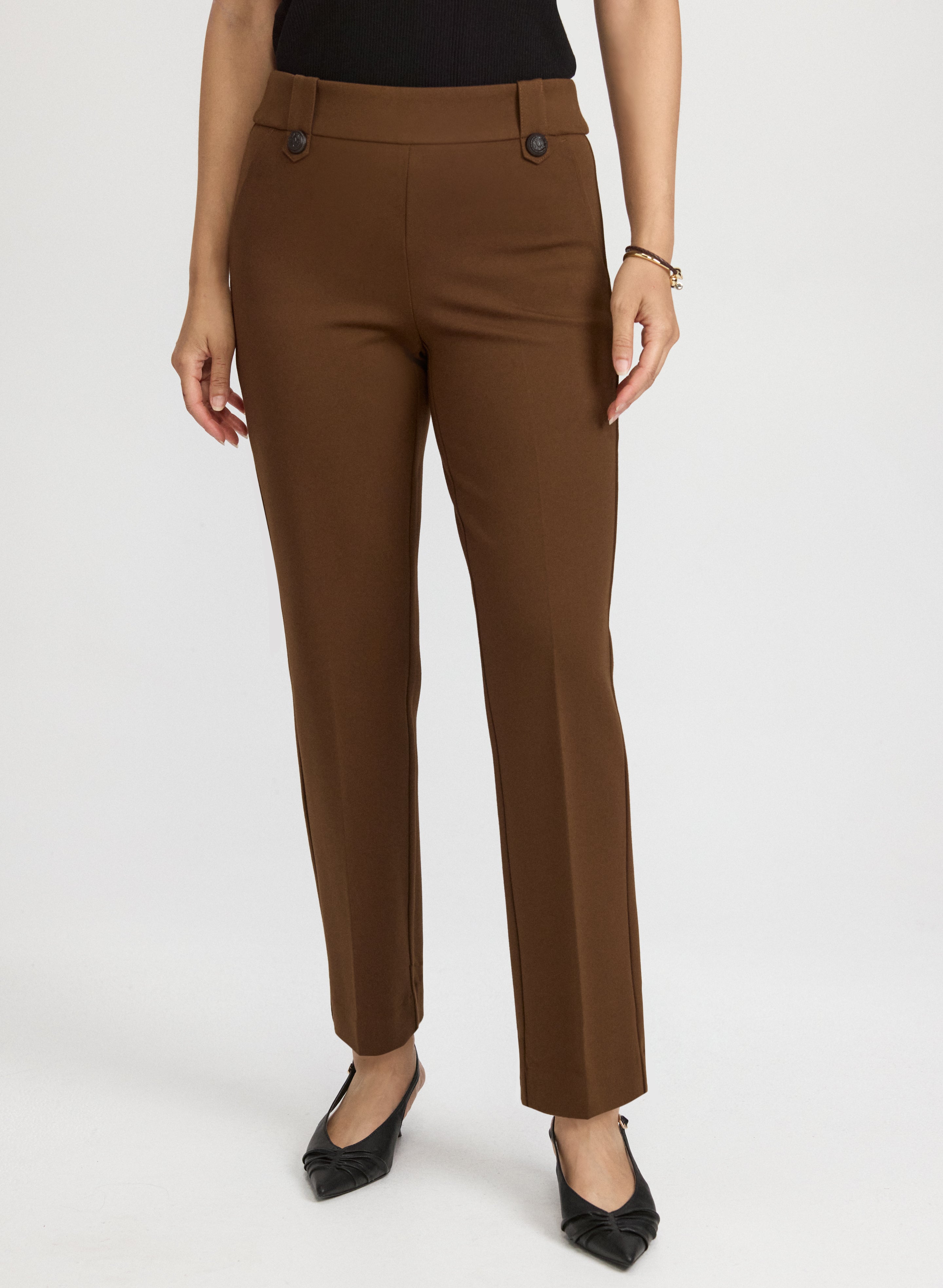Ava Straight-Leg Pants