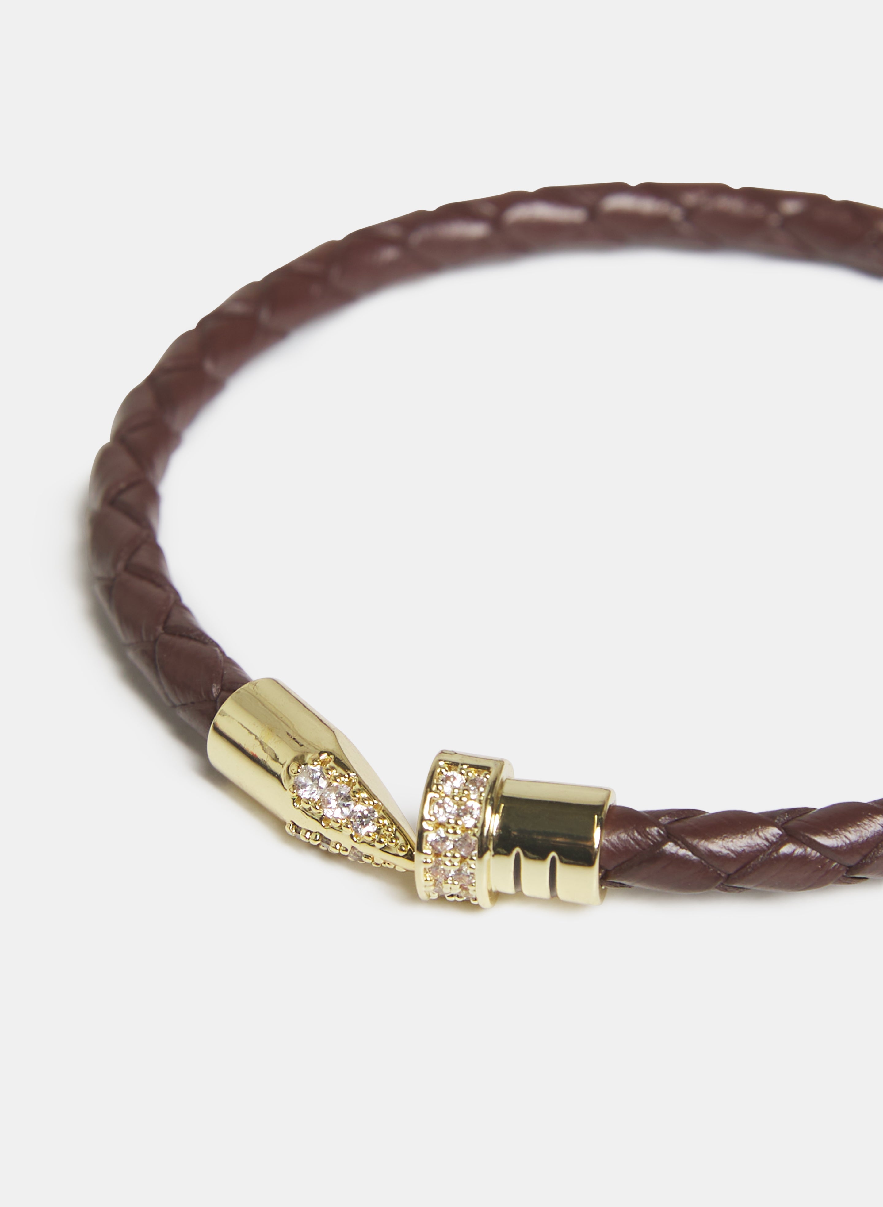 Braided Vegan Leather Bracelet