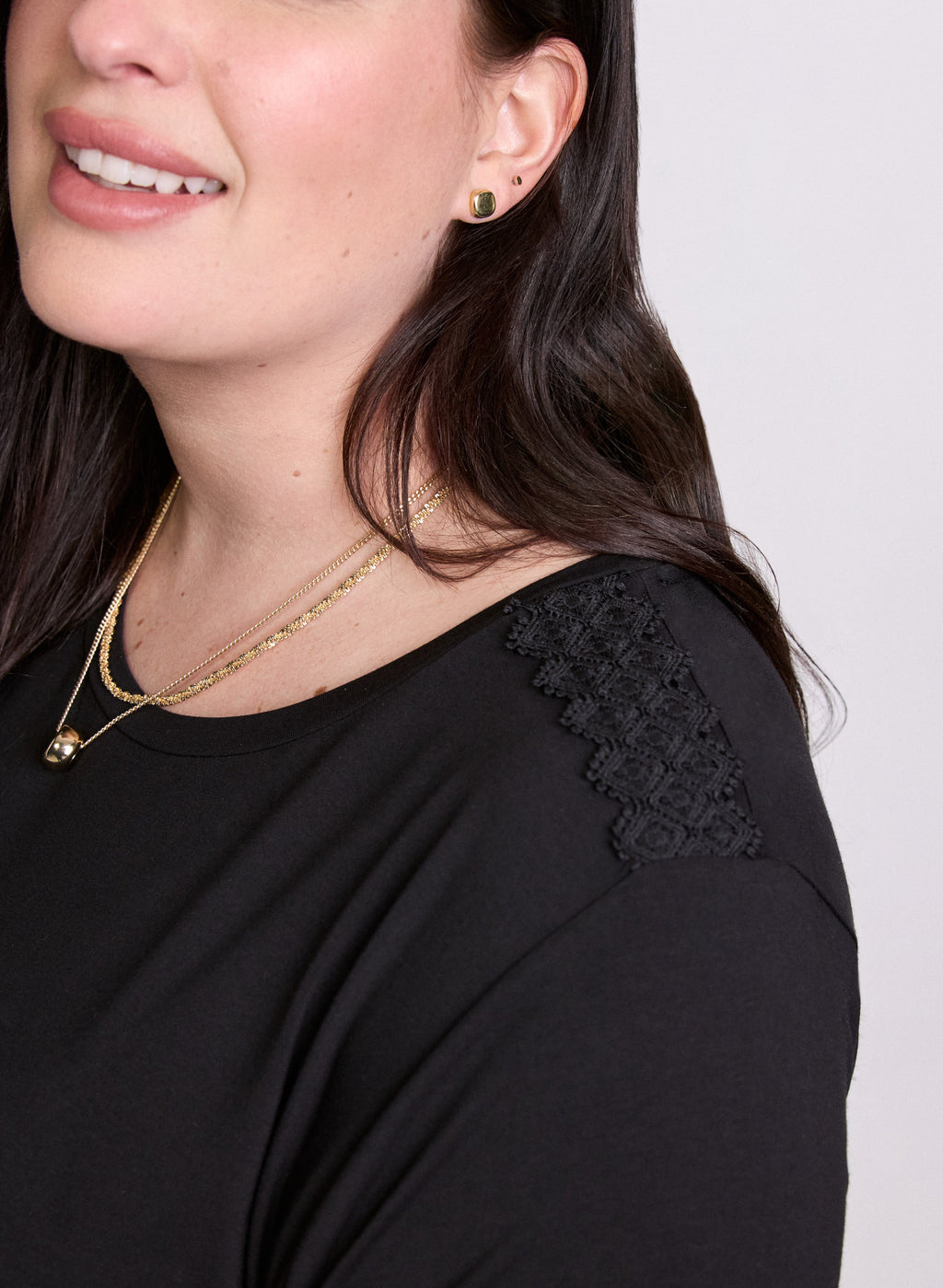 Crochet Trim T-Shirt