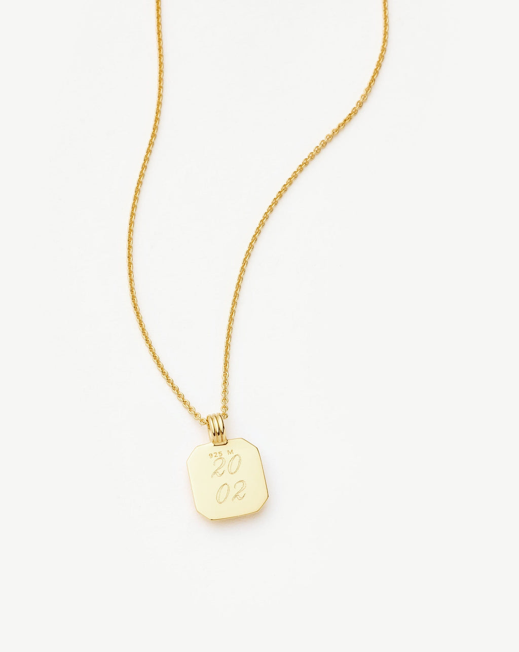 December Birthstone Pendant Necklace | 18k Gold Vermeil/Dyed Turquoise Magnesite