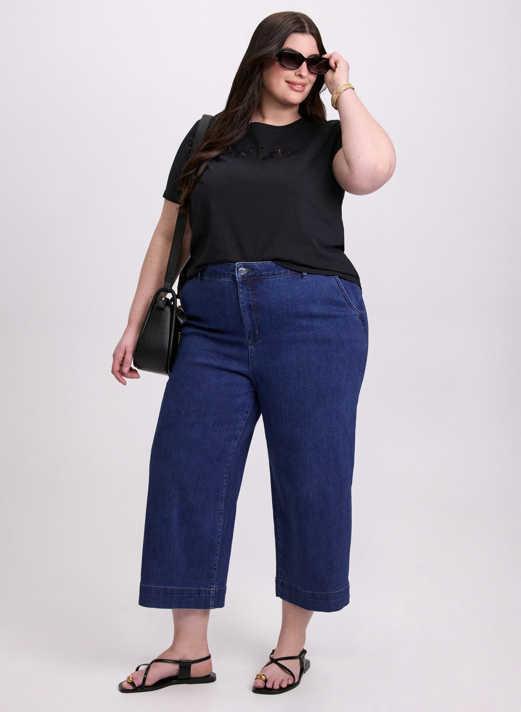 Cut-Out Script T-Shirt