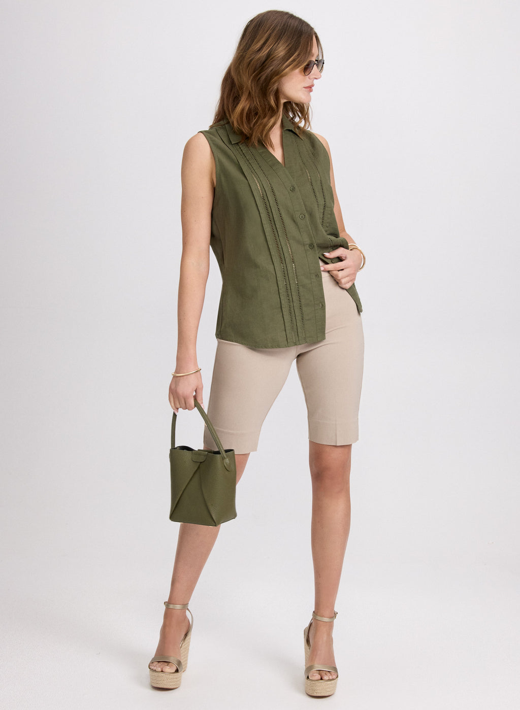 Bengaline Pull-On Shorts