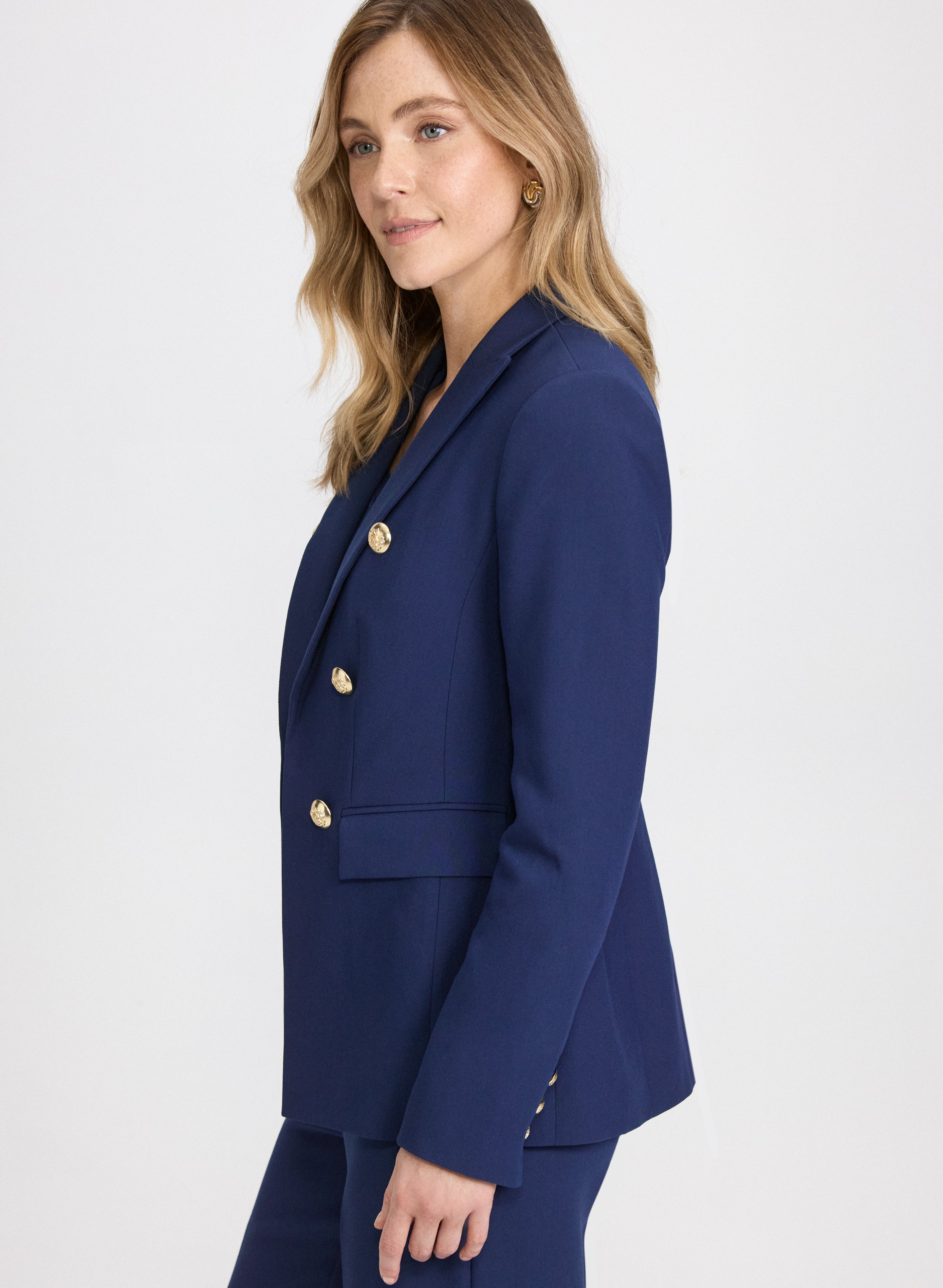 Button Detail Blazer