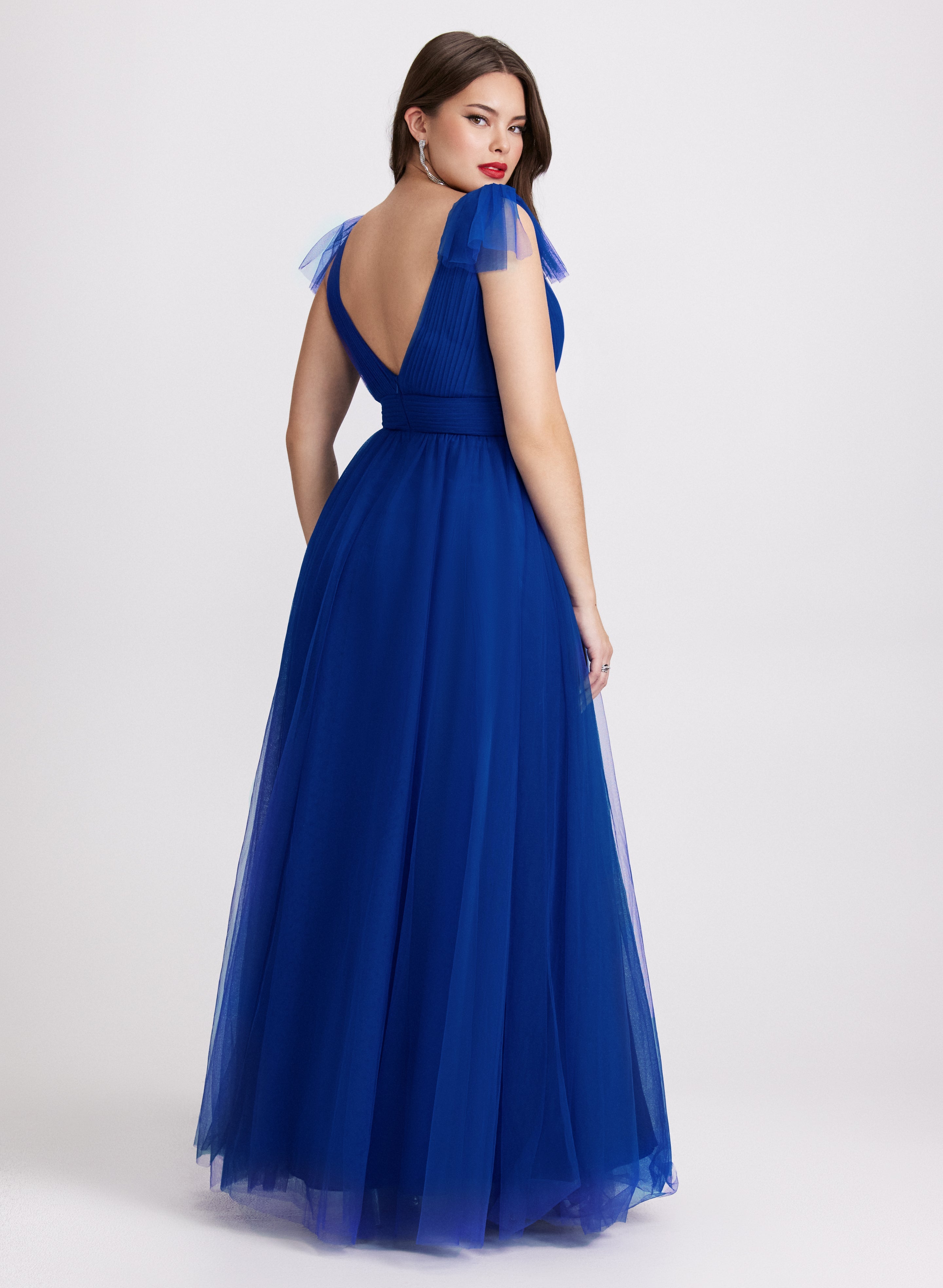 Bow Detail Sleeveless Gown