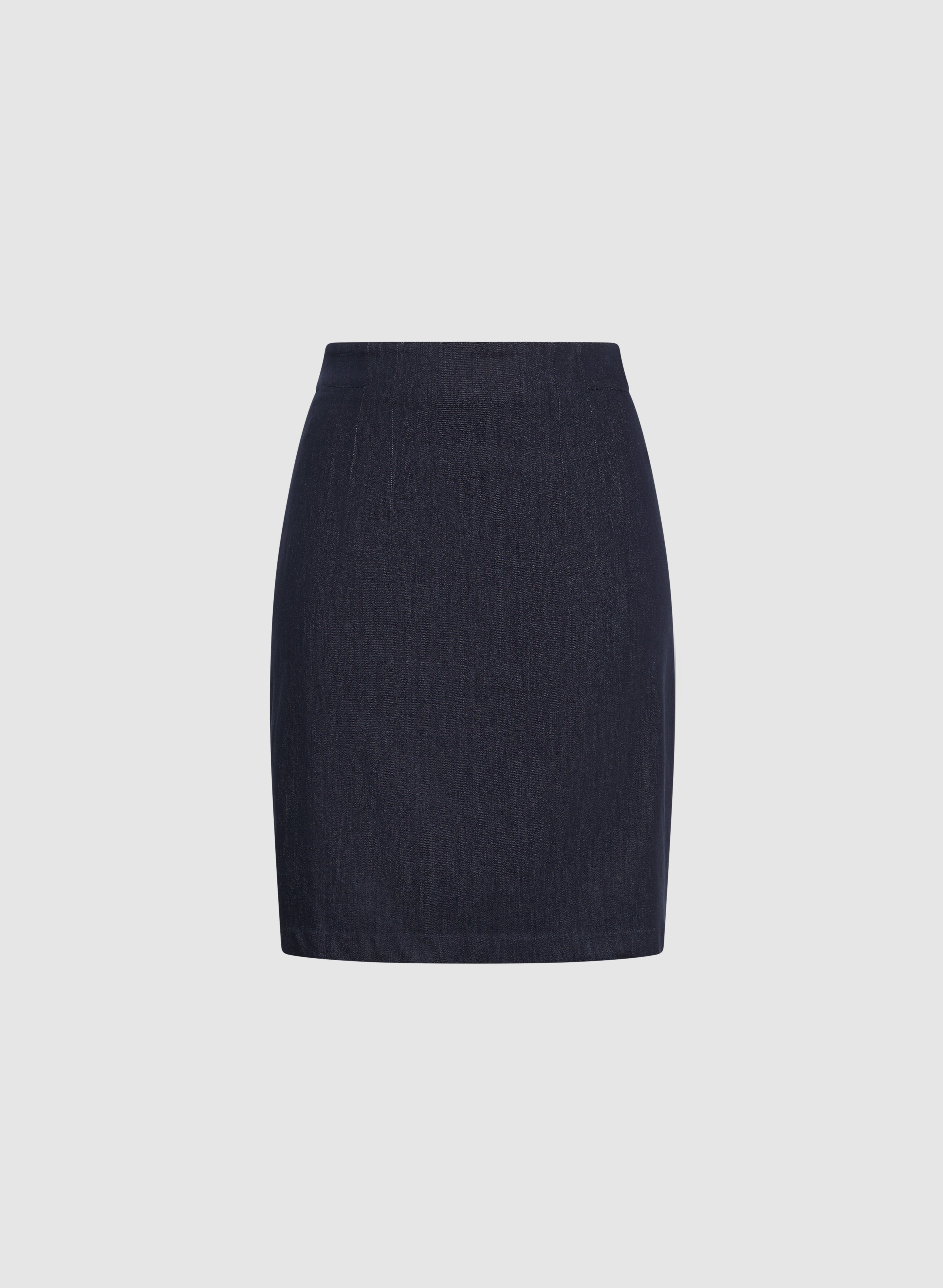 Denim Pencil Skirt